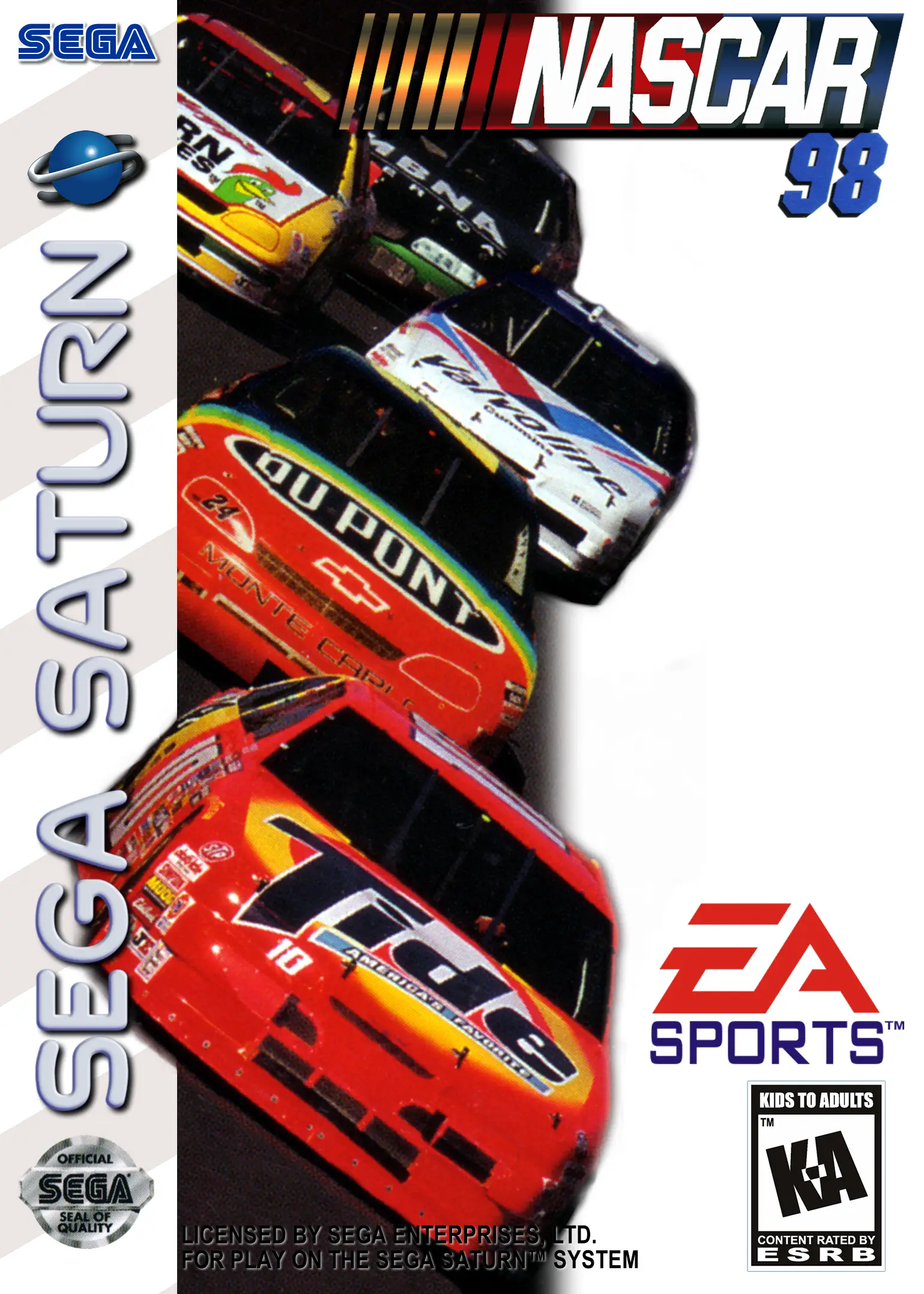 Capa de NASCAR 98