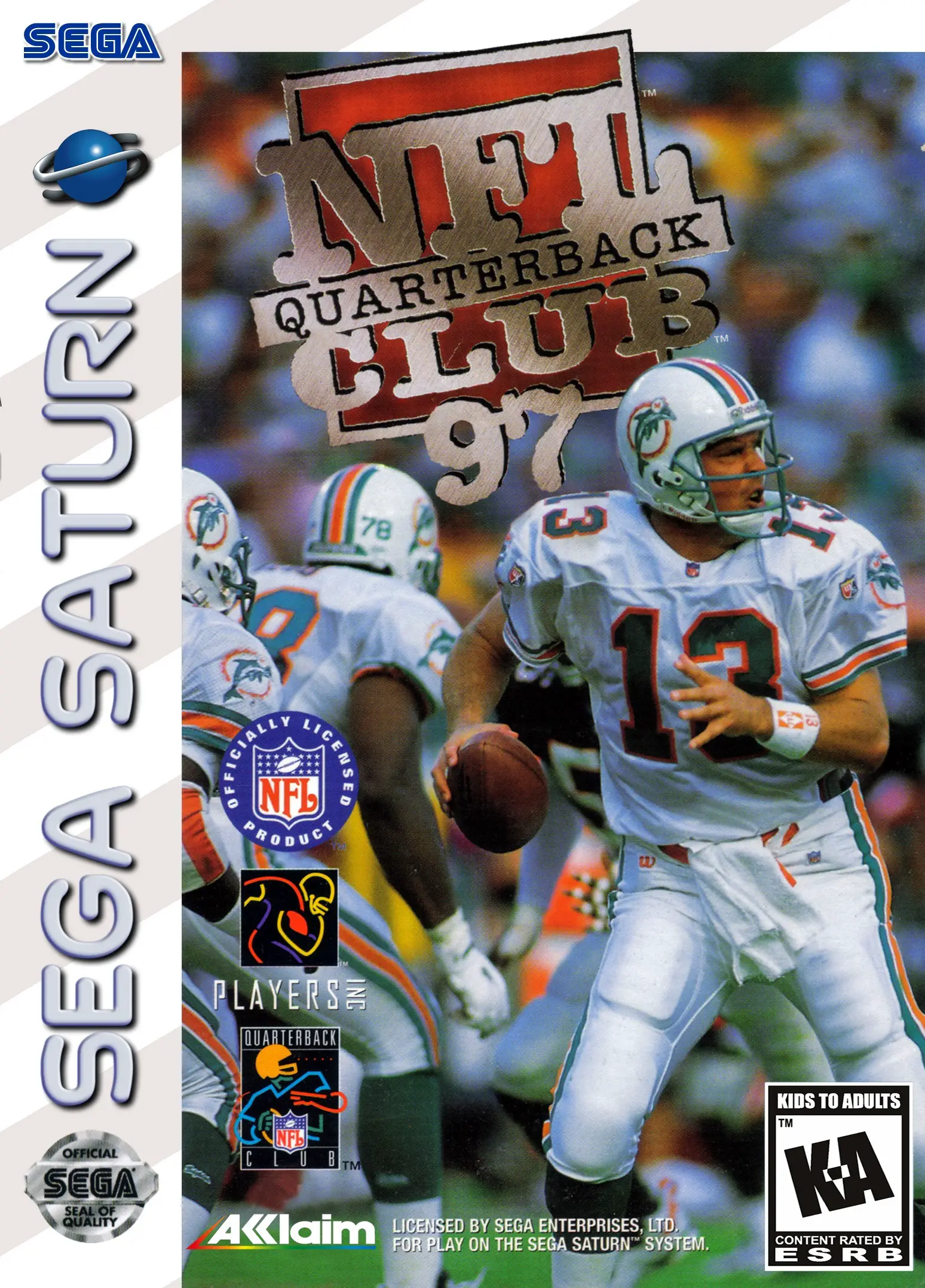 Capa de NFL Quarterback Club 97