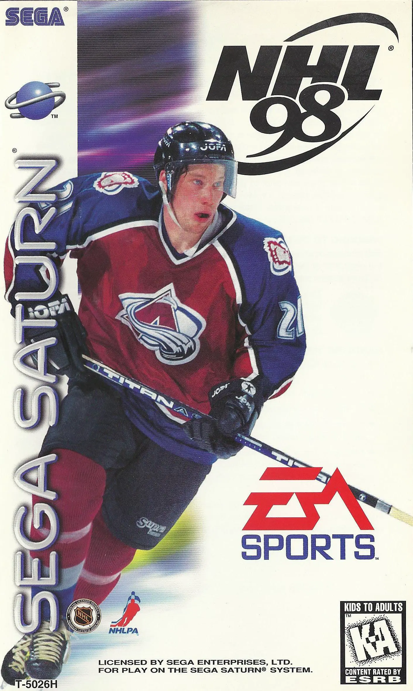 Capa de NHL 98