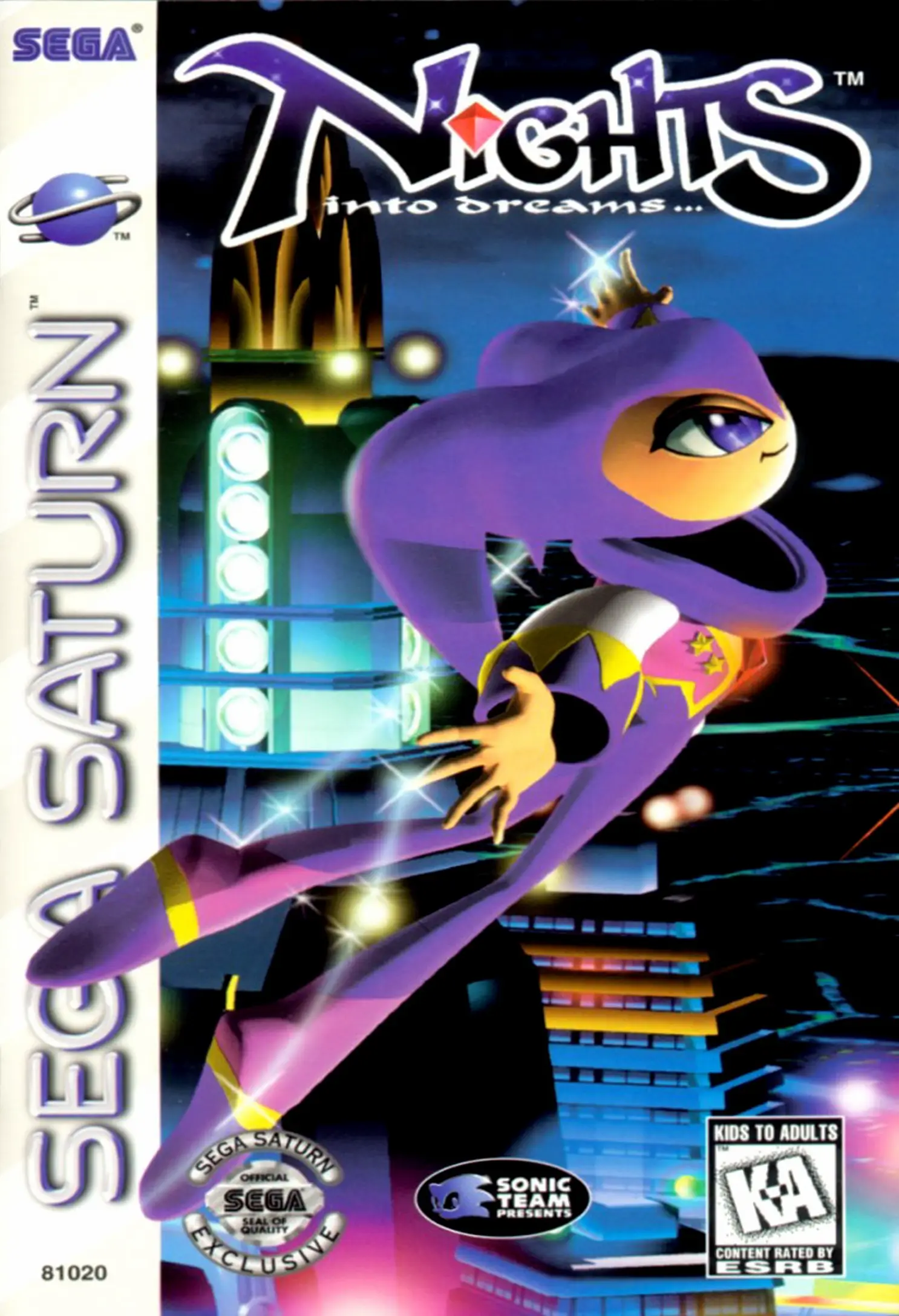 Capa de NiGHTS into Dreams...