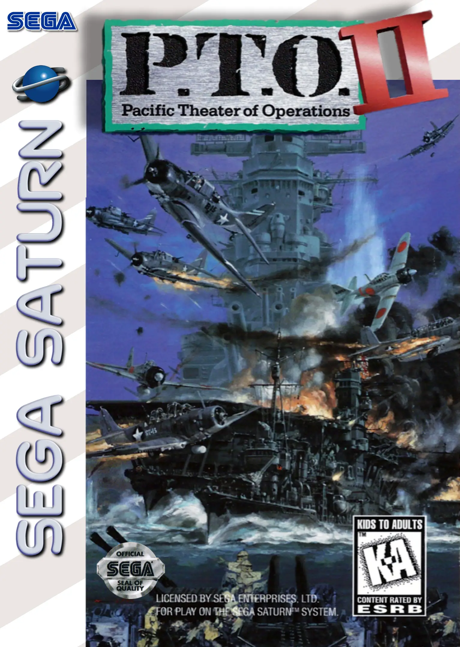Capa de P.T.O. II: Pacific Theater of Operations