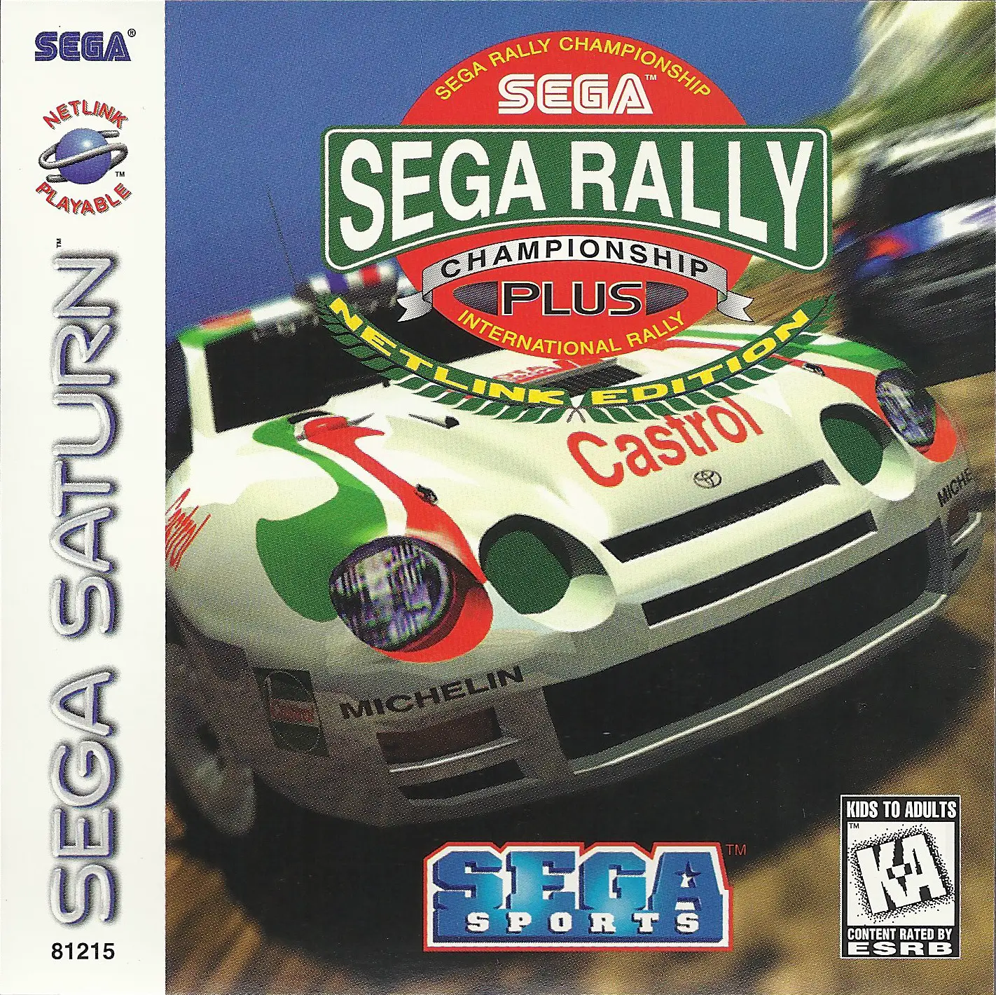Capa de Sega Rally Championship Plus NetLink Edition