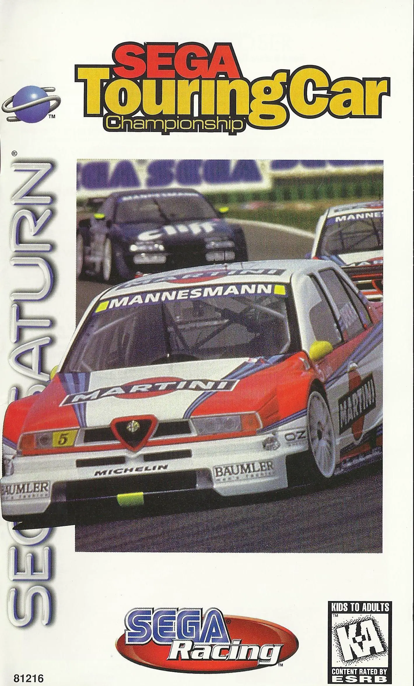 Capa de Sega Touring Car Championship