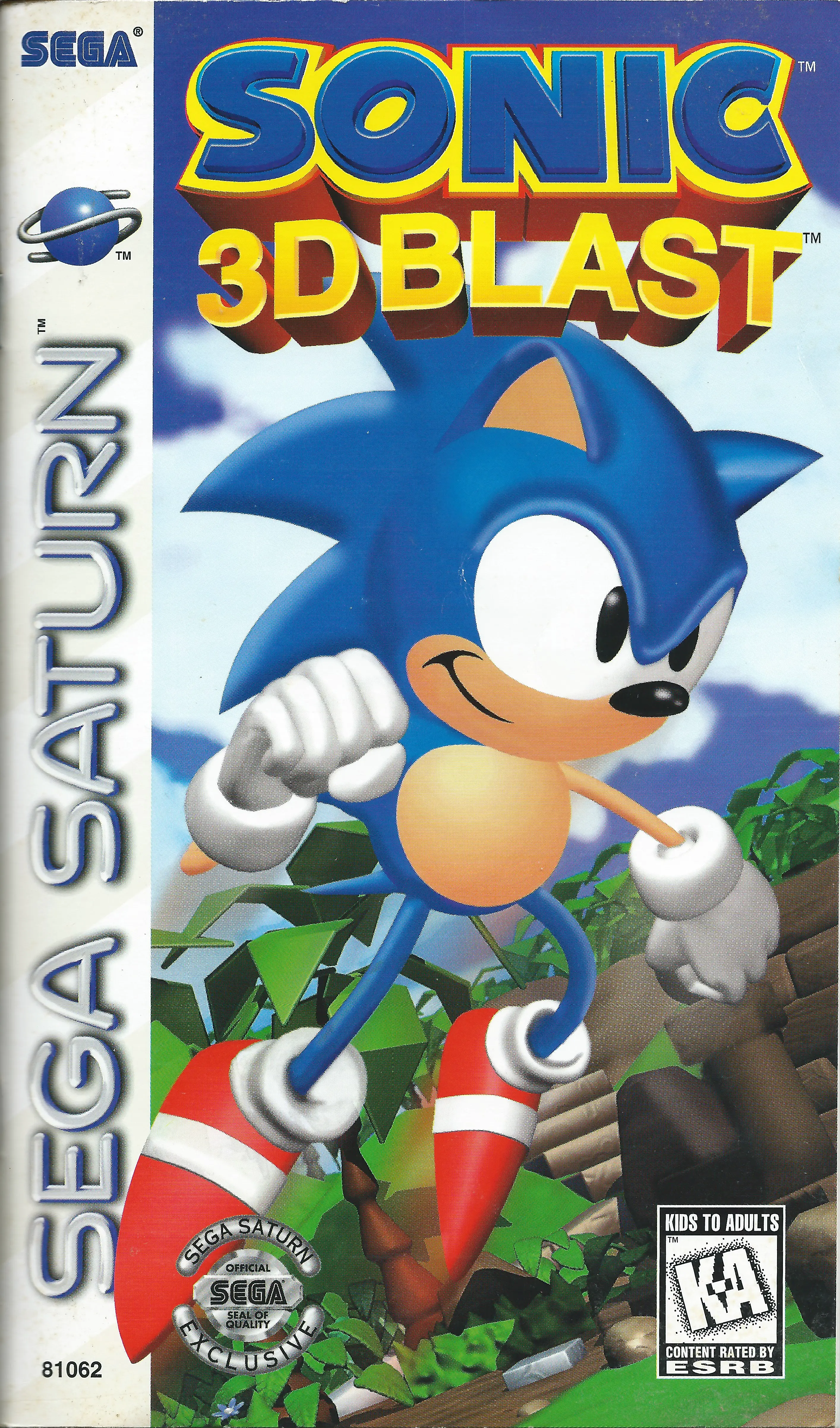 Capa de Sonic 3D Blast