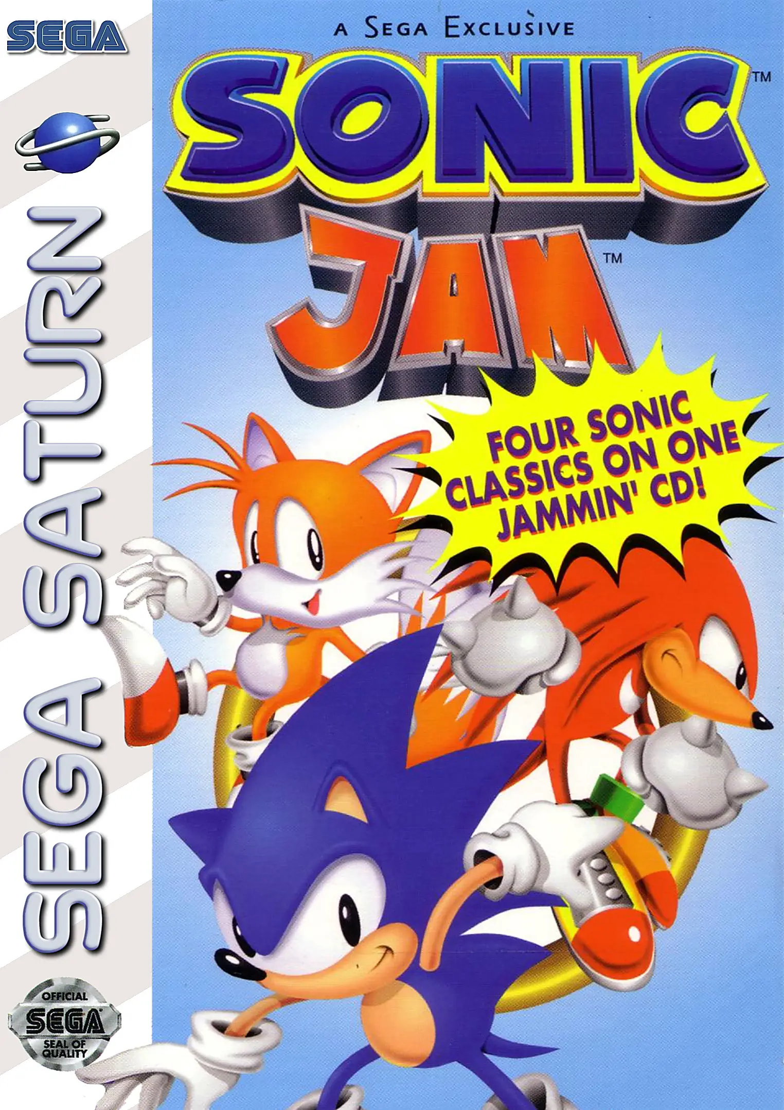Capa de Sonic Jam