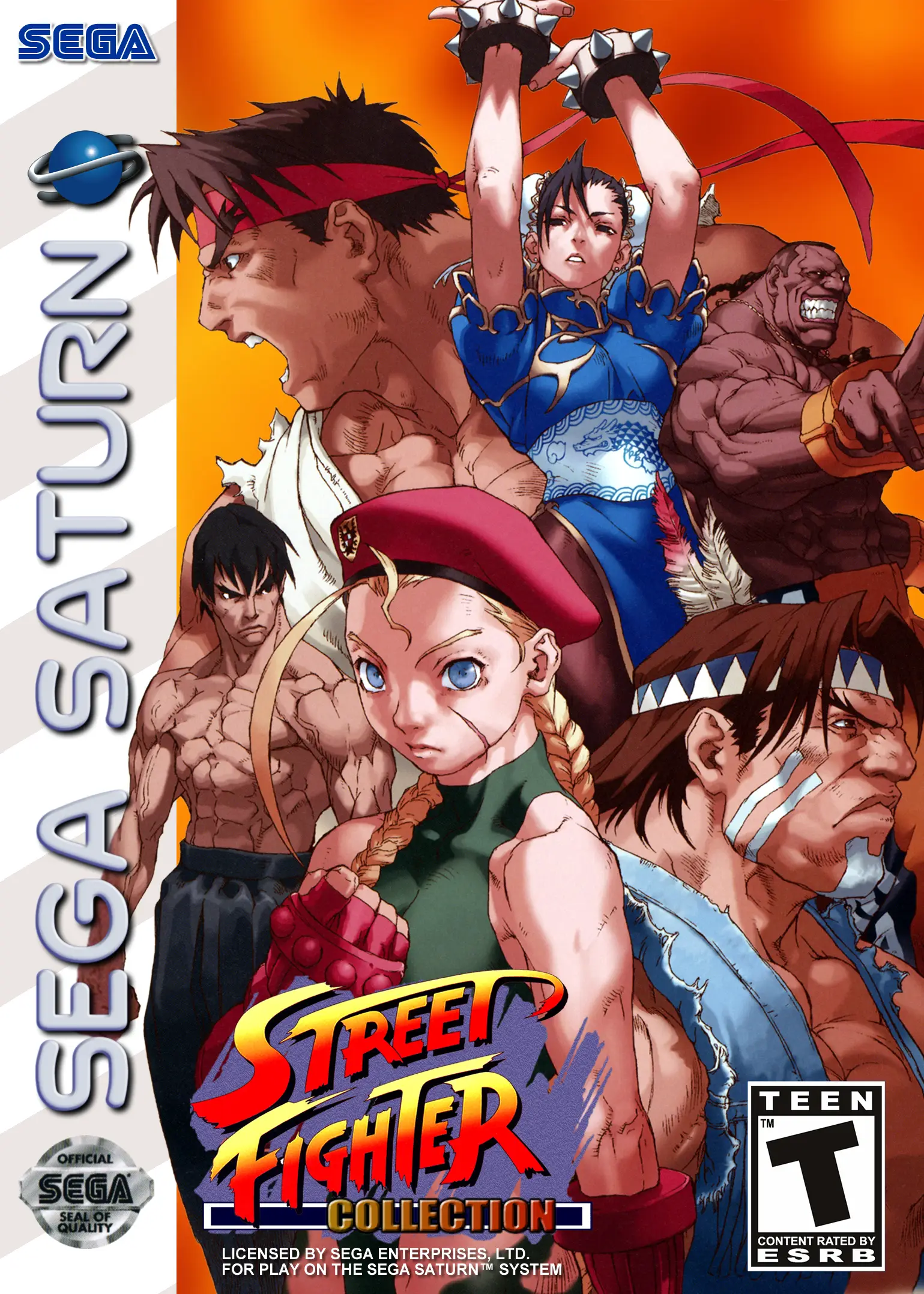 Capa de Street Fighter Collection