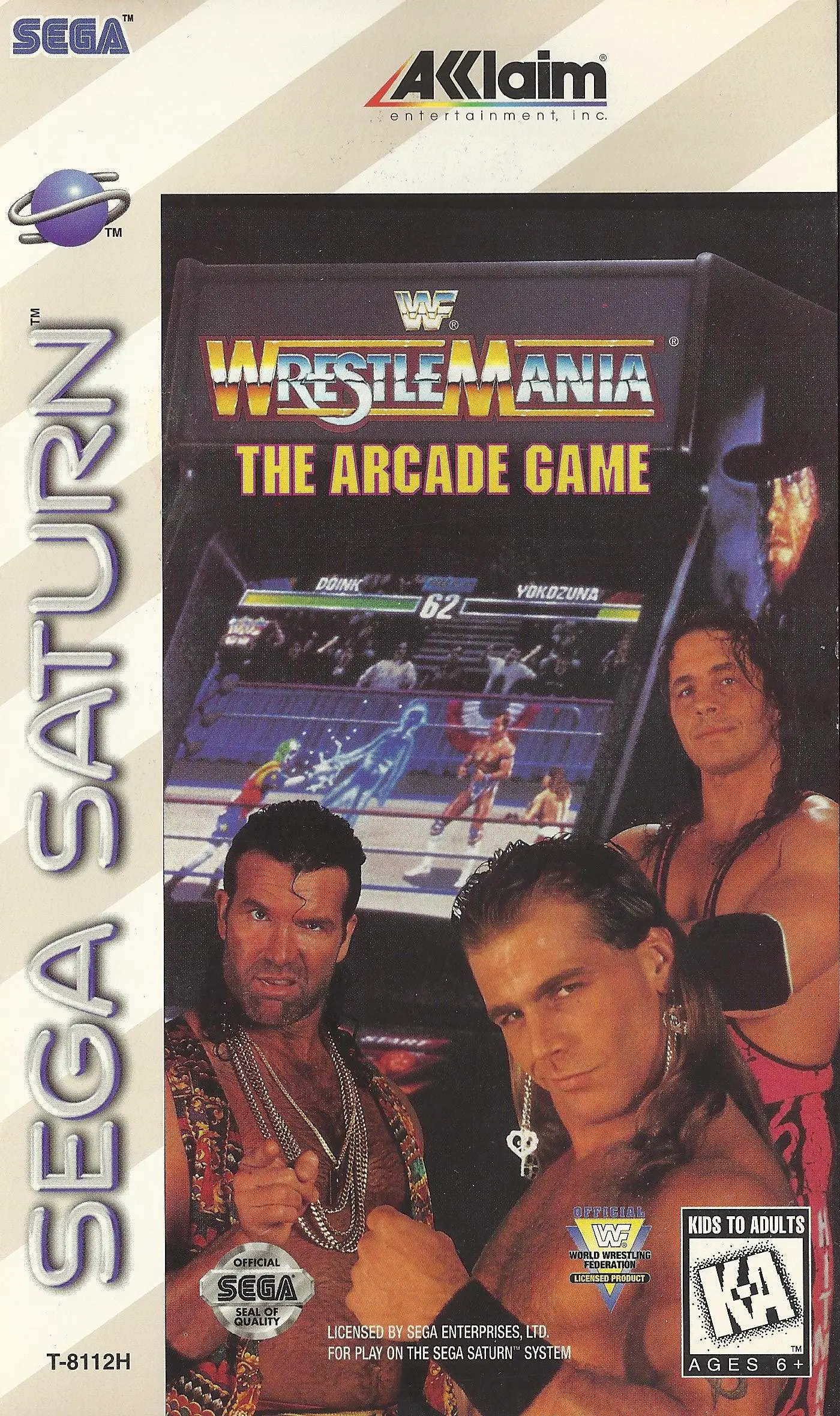 Capa de WWF WrestleMania: The Arcade Game