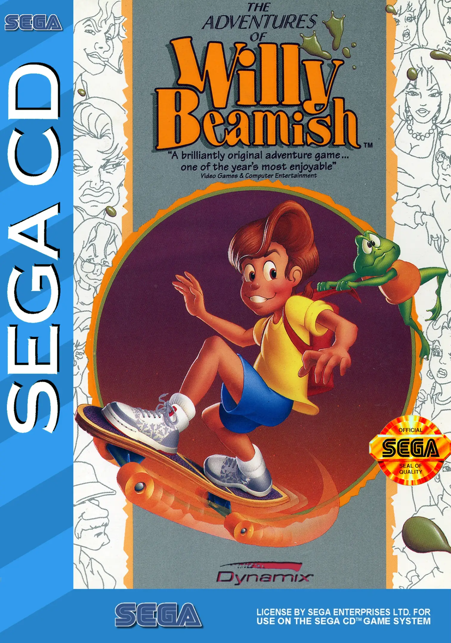 Capa de Adventures of Willy Beamish