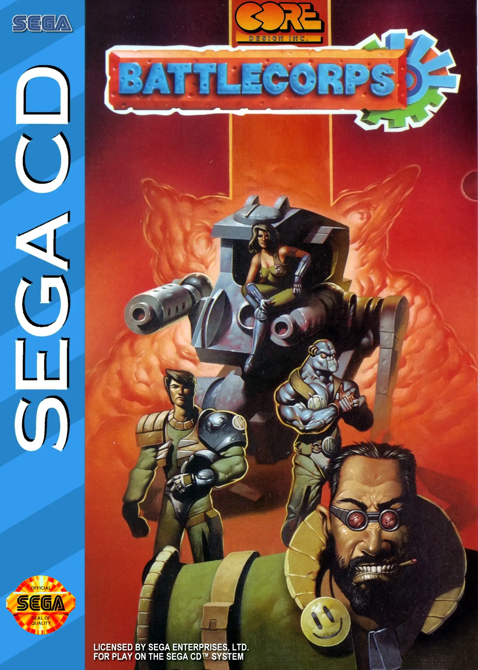 Capa de BattleCorps