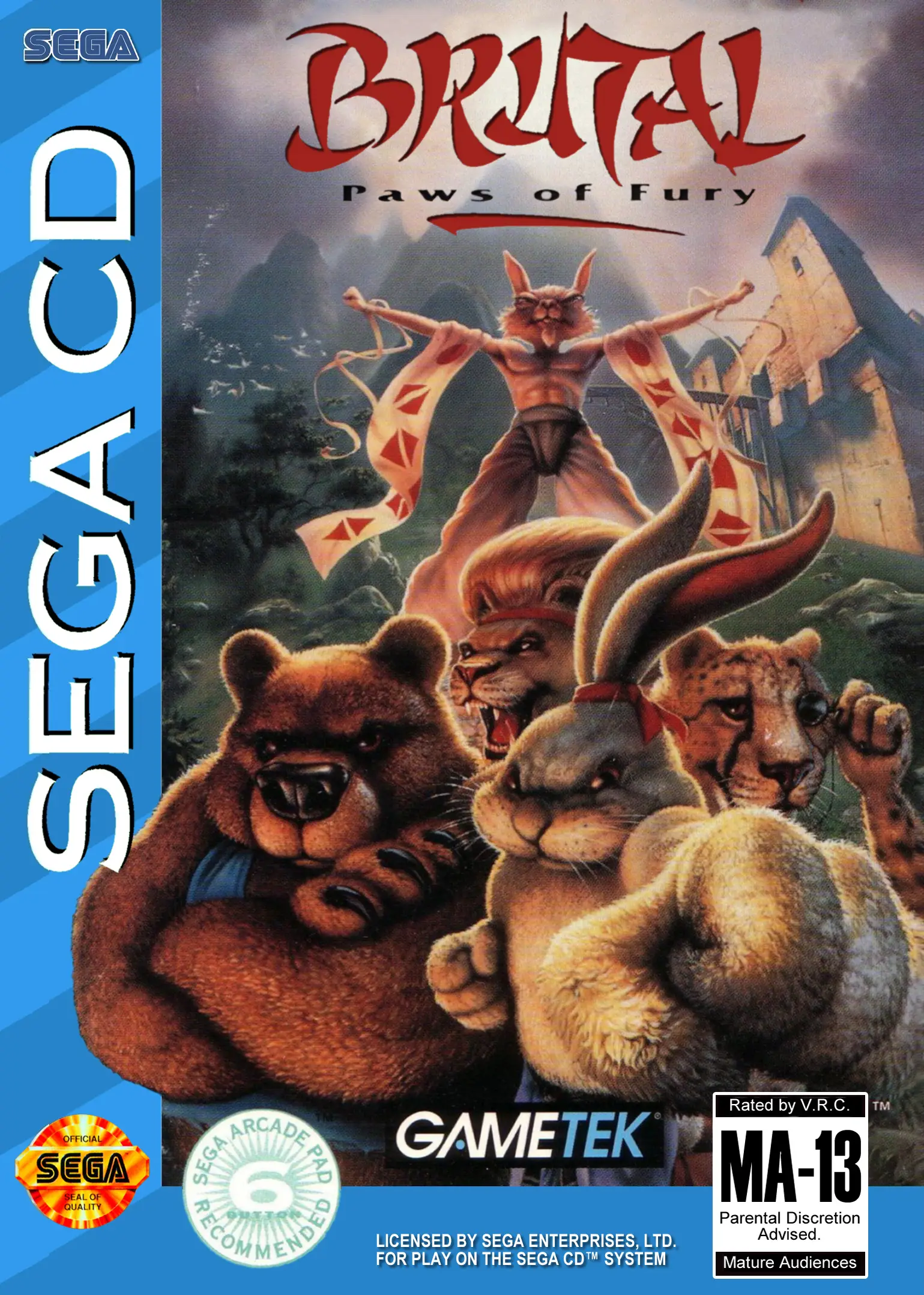 Capa de Brutal: Paws of Fury