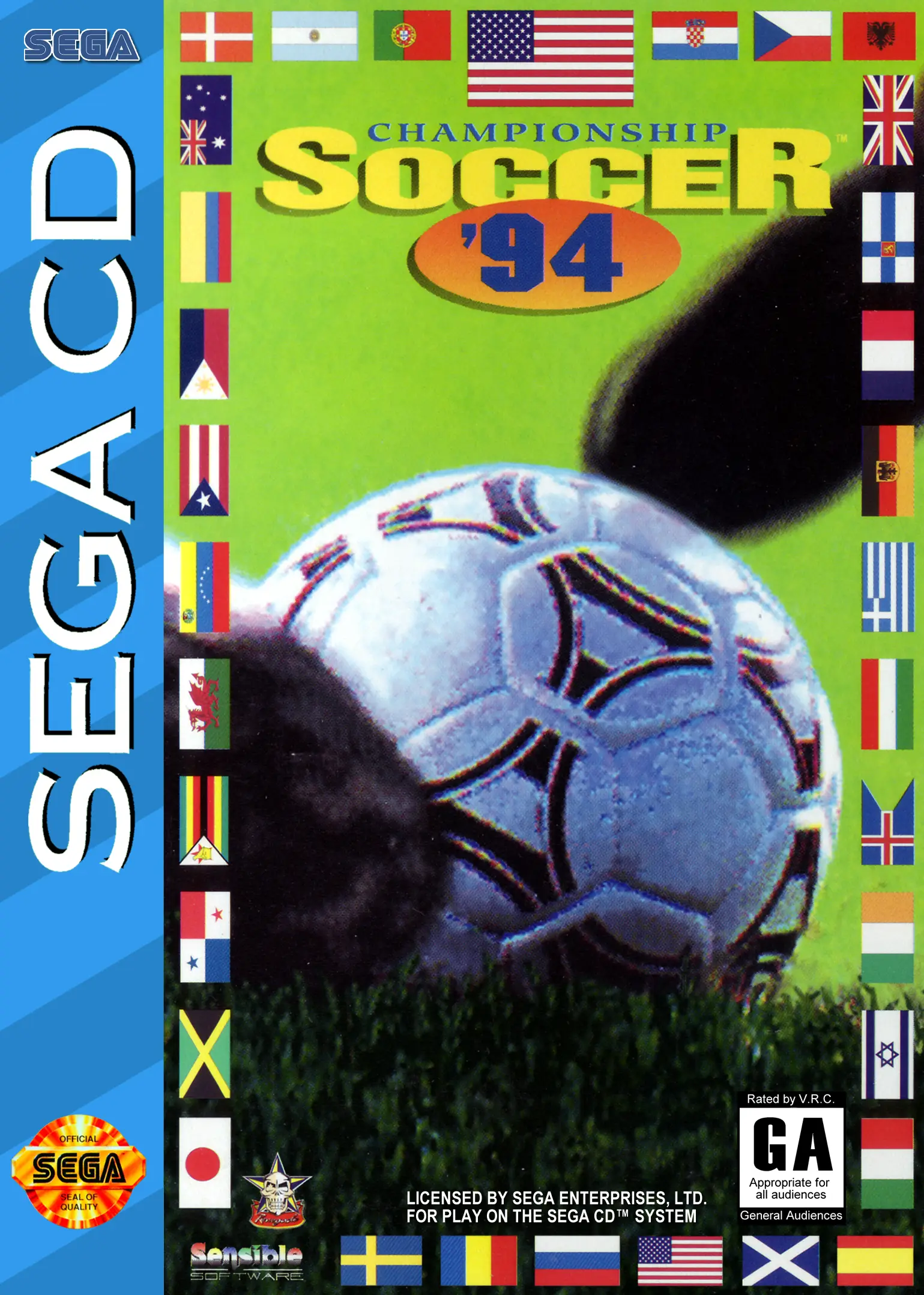 Capa de Championship Soccer '94