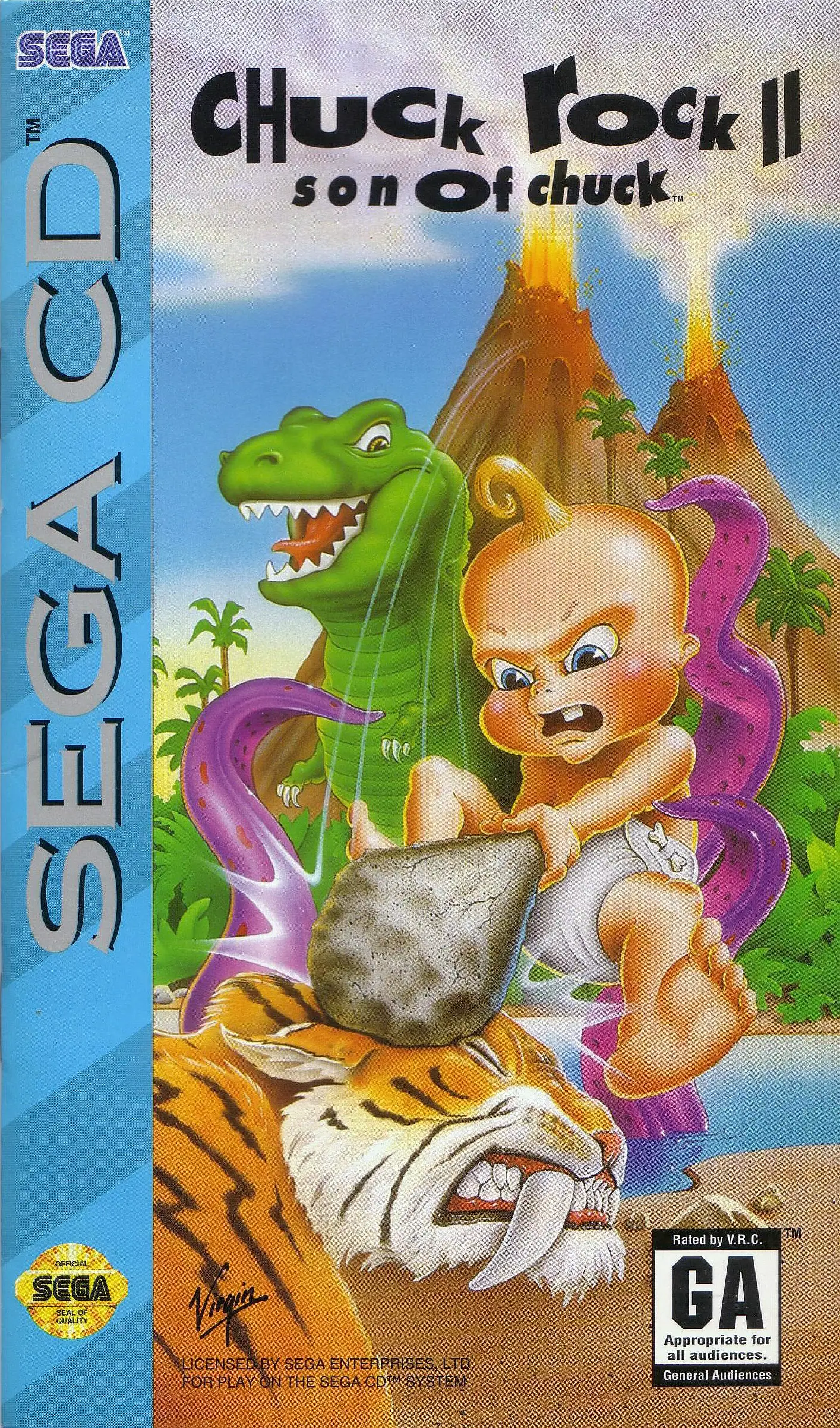 Capa de Chuck Rock II: Son of Chuck