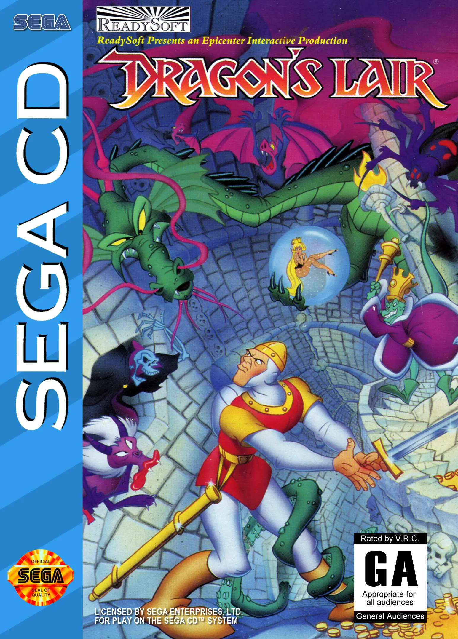 Capa de Dragon's Lair