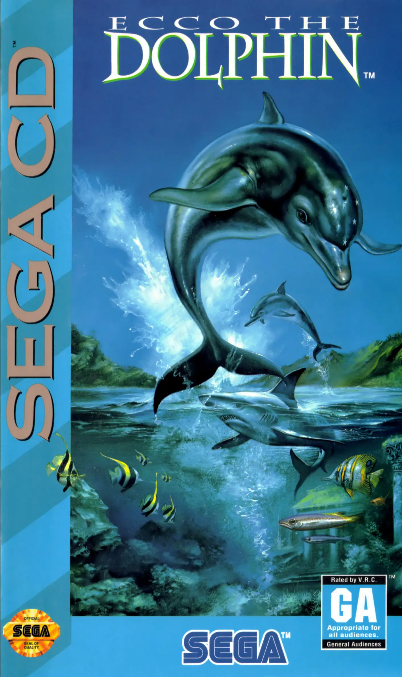Capa de Ecco the Dolphin