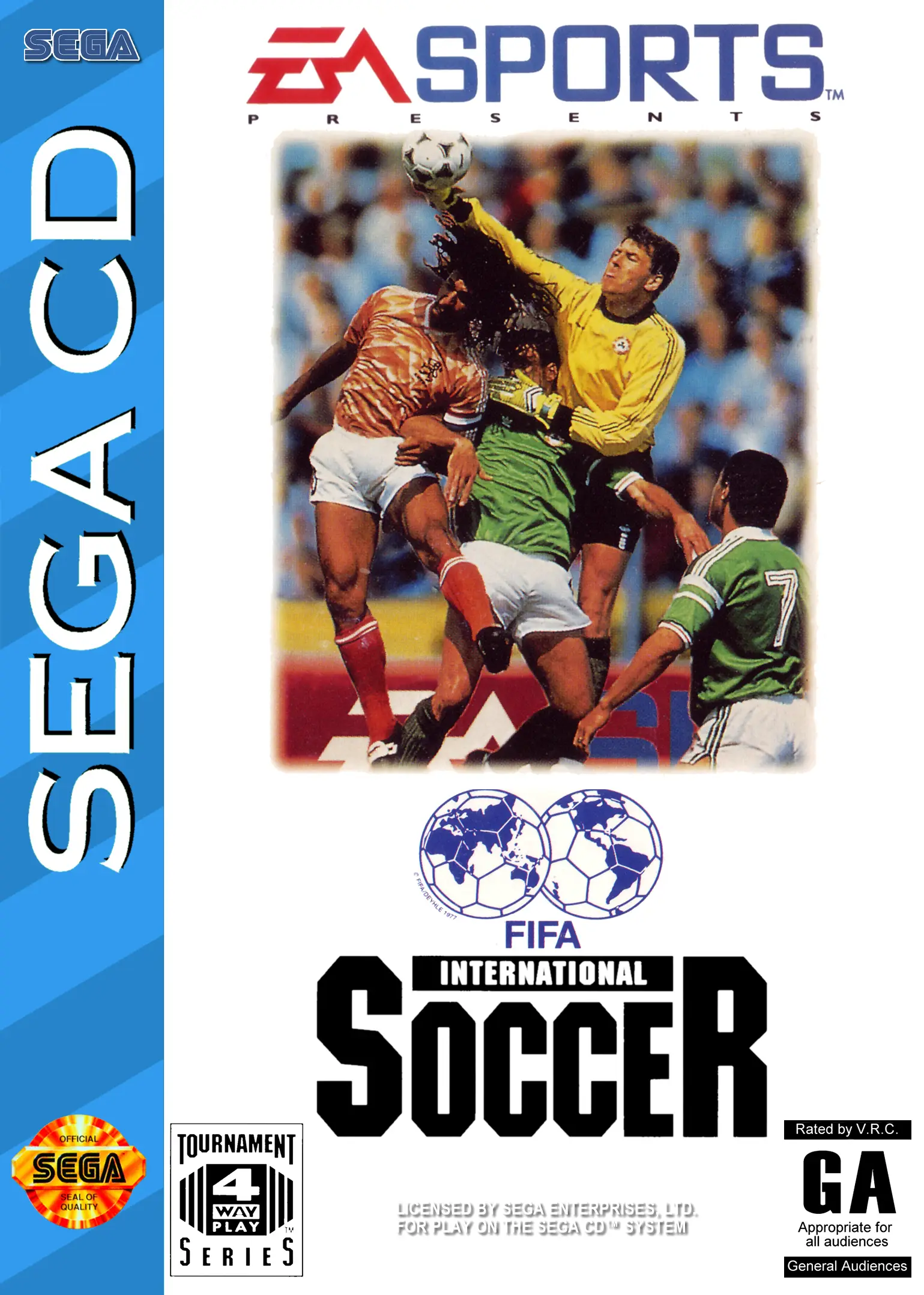 Capa de FIFA International Soccer