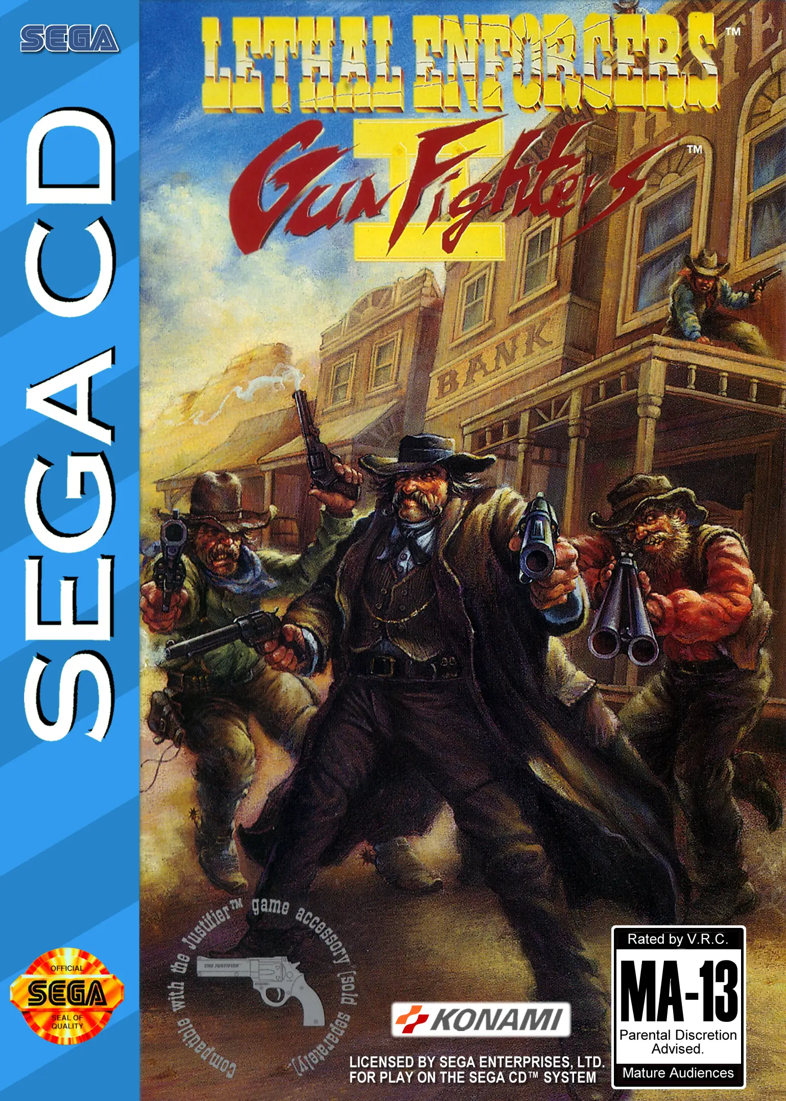 Capa de Lethal Enforcers II: Gun Fighters