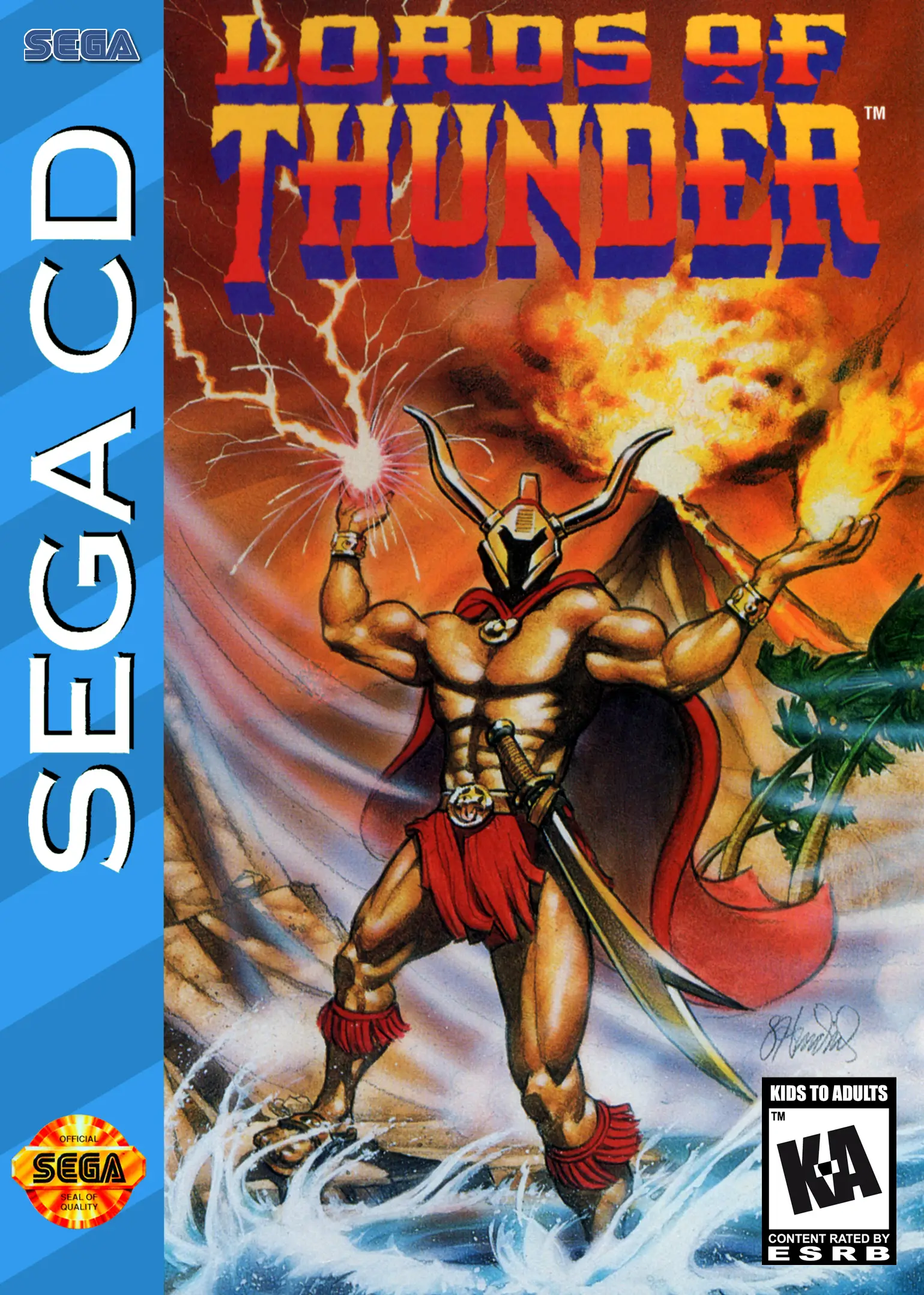 Capa de Lords of Thunder