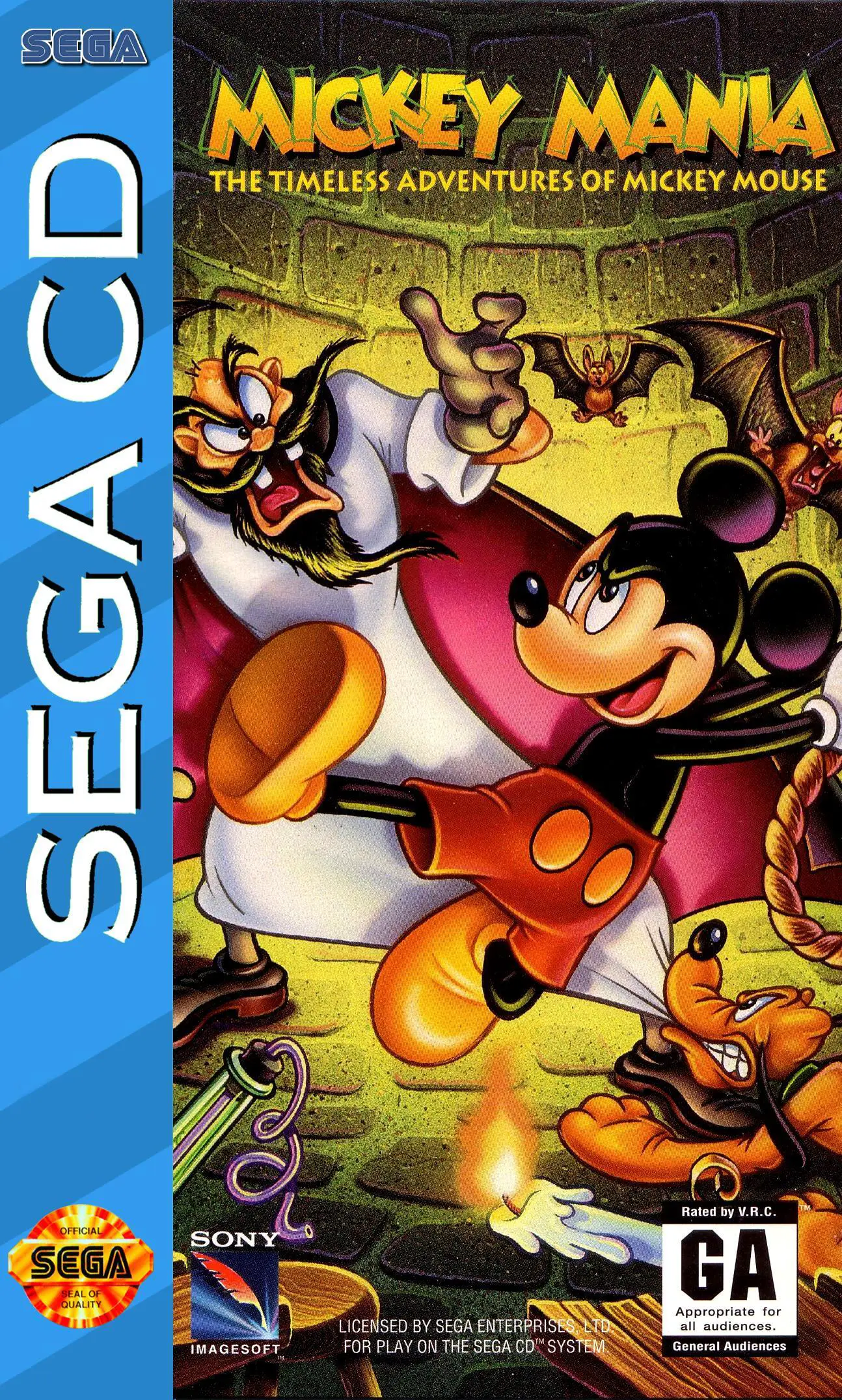 Capa de Mickey Mania