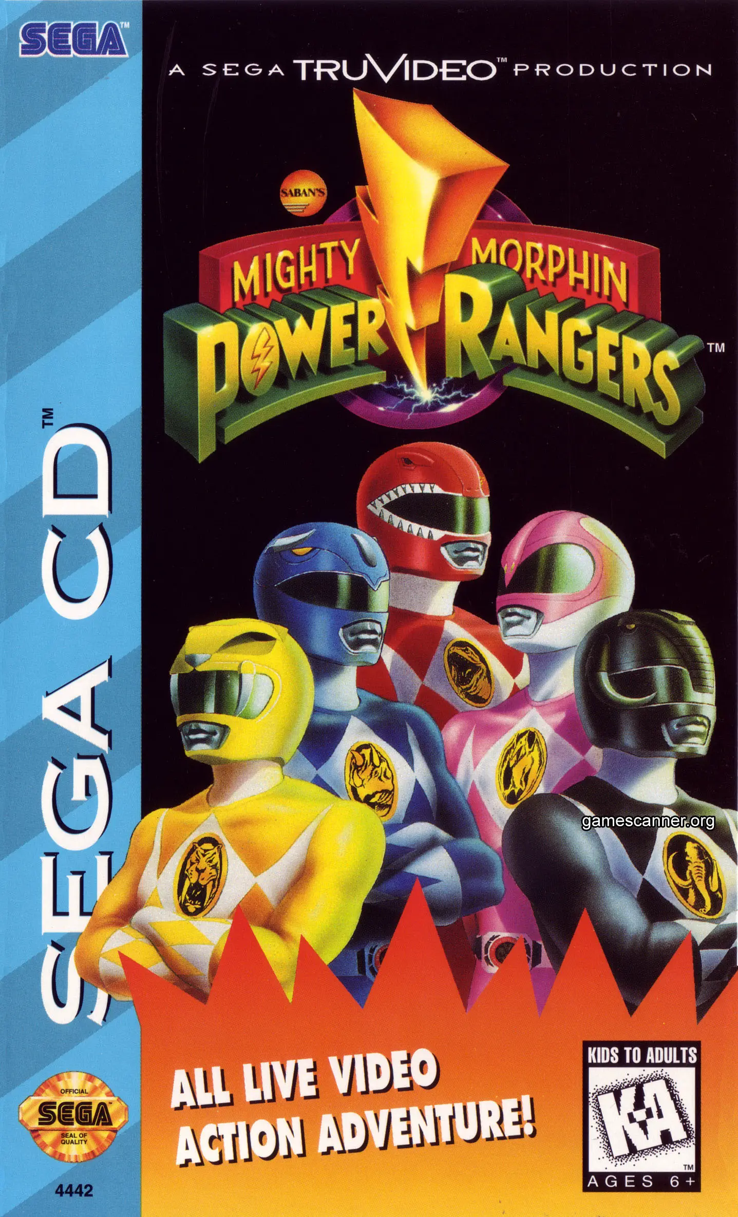 Capa de Mighty Morphin Power Rangers
