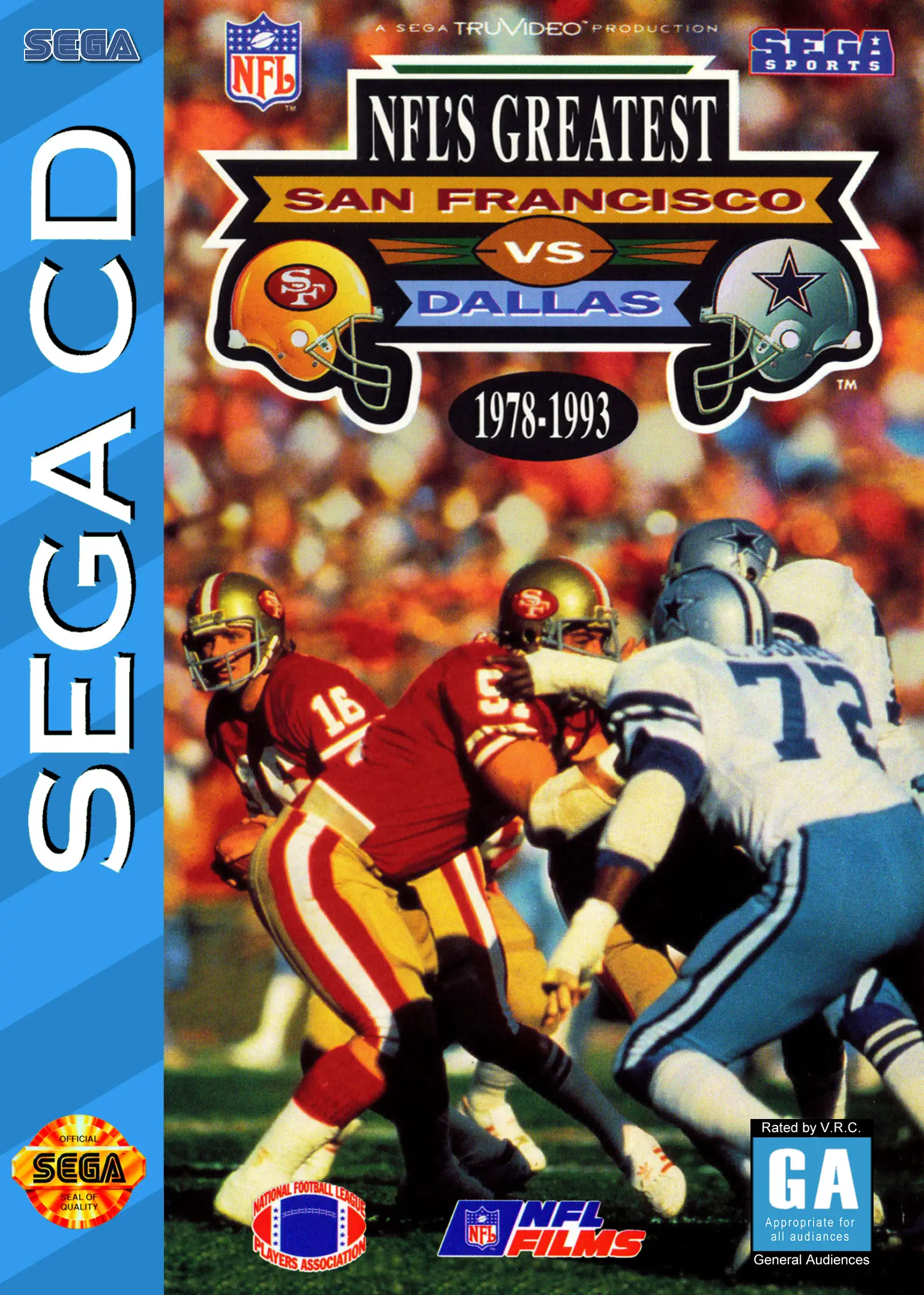 Capa de NFL's Greatest: San Francisco vs. Dallas 1978-1993