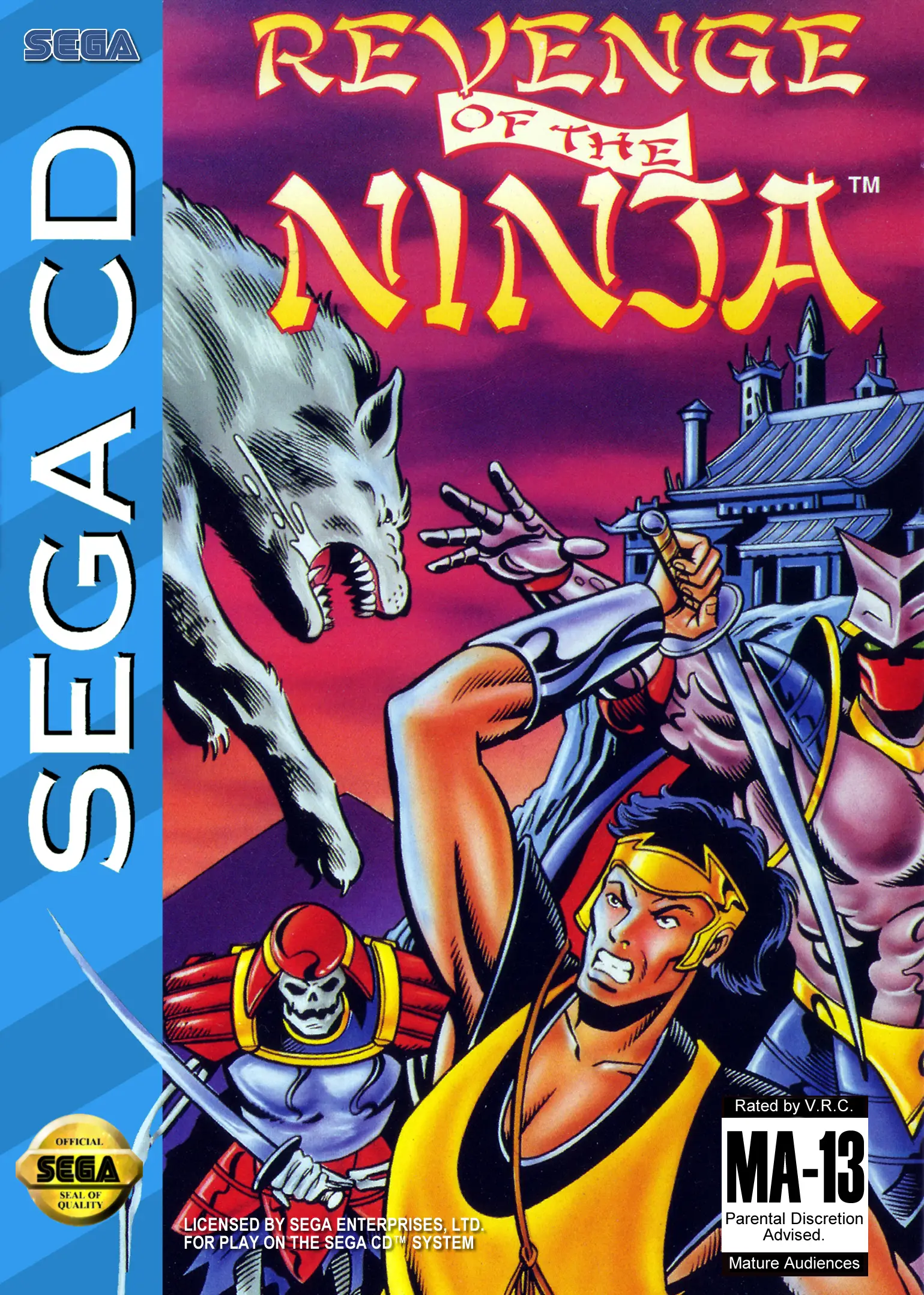 Capa de Revenge of the Ninja