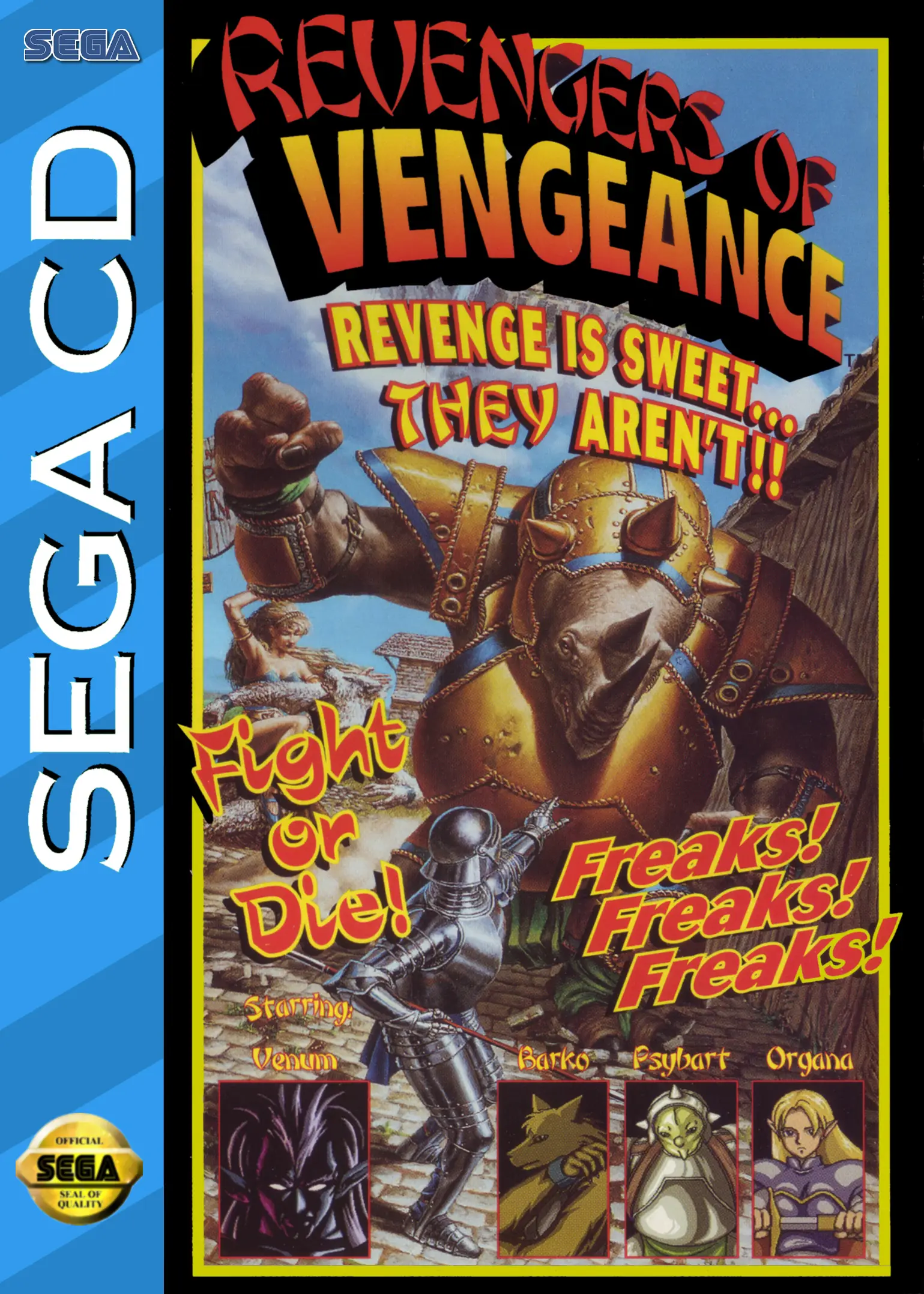Capa de Revengers of Vengeance