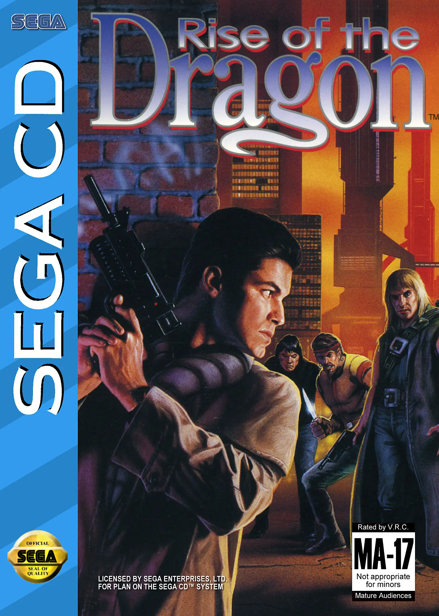 Capa de Rise of the Dragon