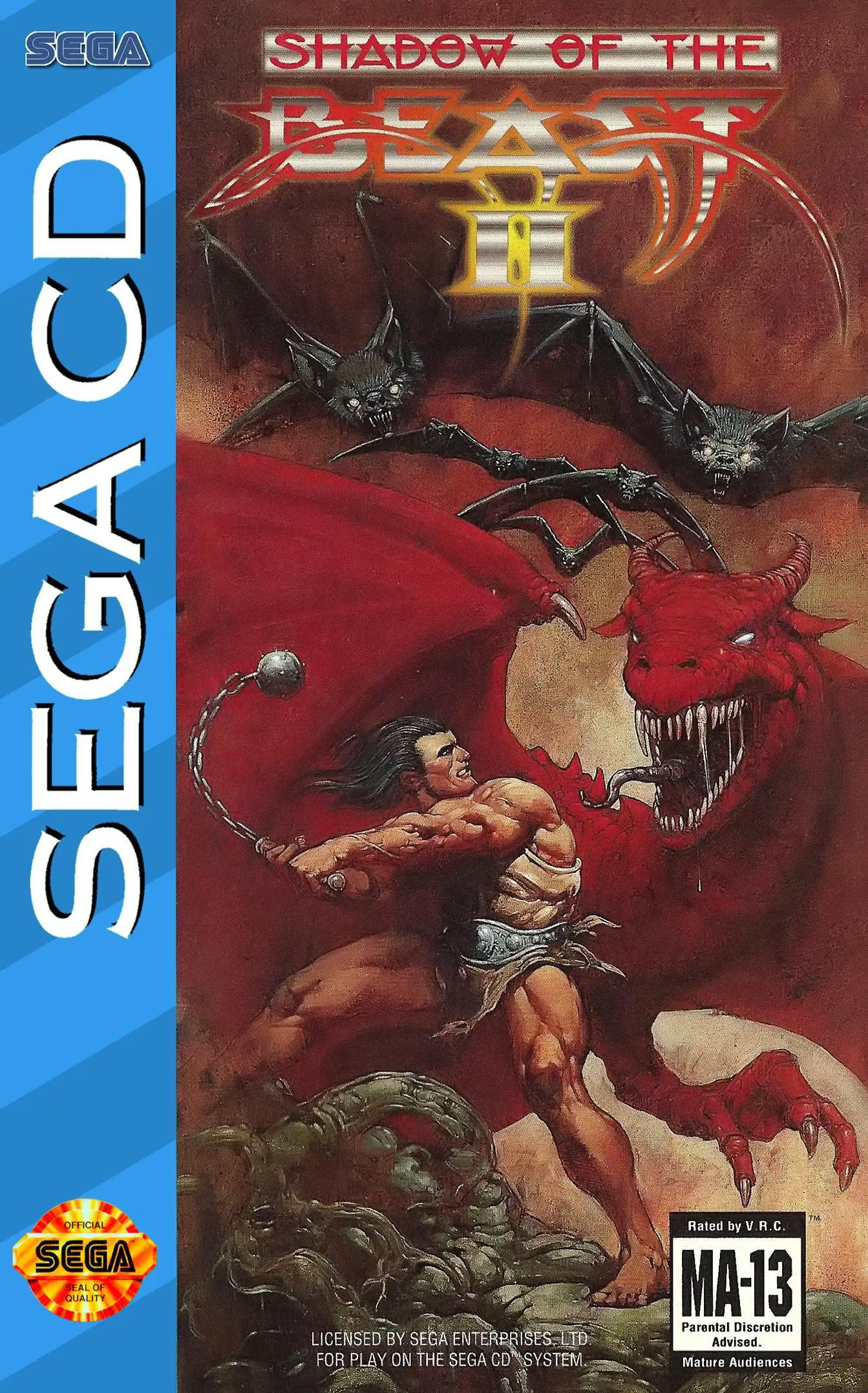 Capa de Shadow of the Beast II