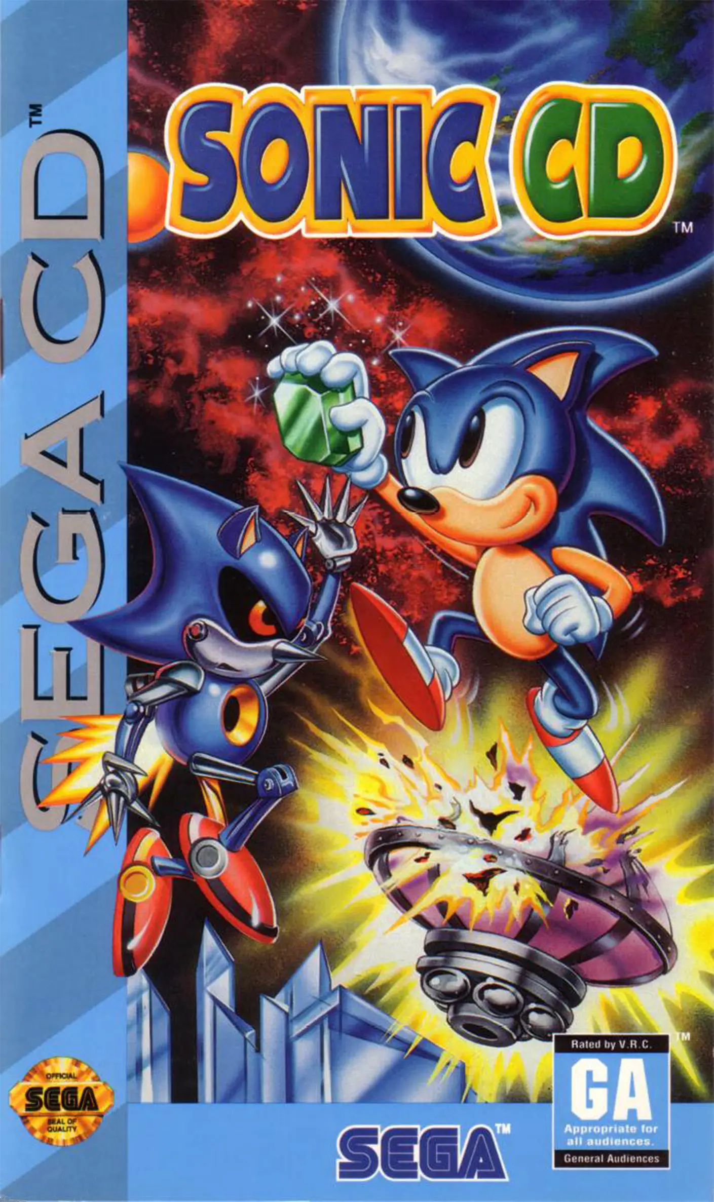 Capa de Sonic CD