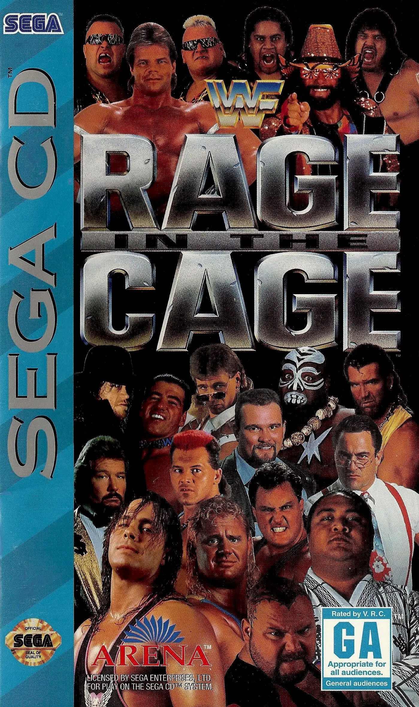 Capa de WWF Rage in the Cage