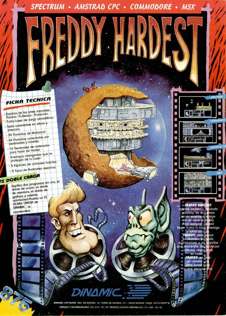 Capa de Freddy Hardest