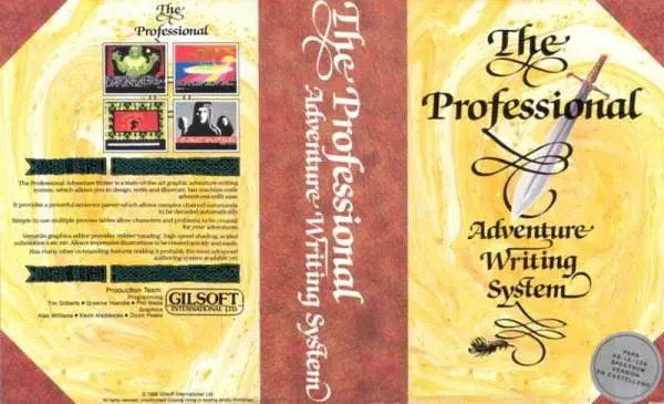 Capa de Professional Adventure Writing System