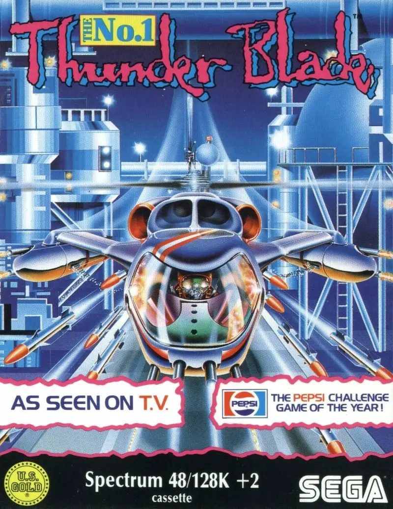Capa de Thunder Blade