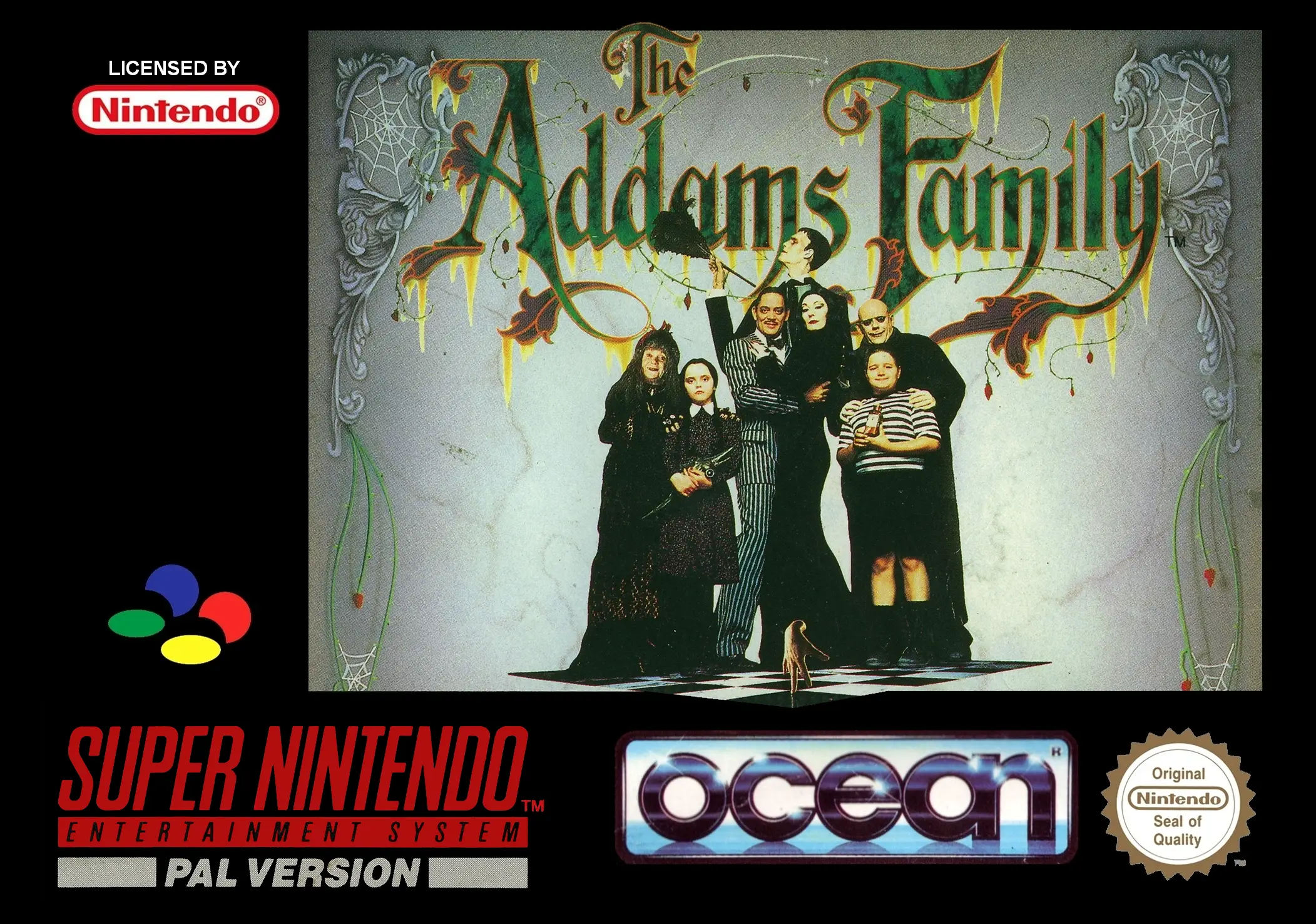 Capa de Addams Family