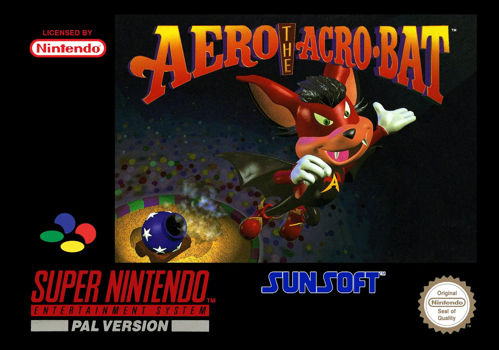 Capa de Aero the Acro-Bat