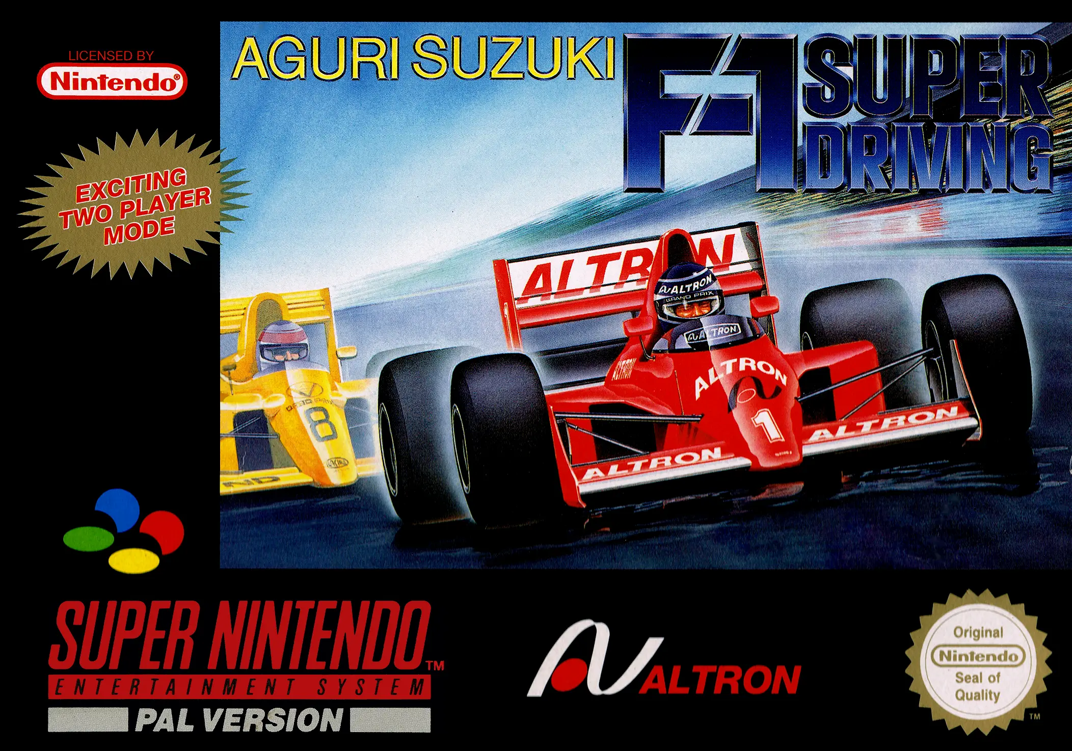 Capa de Aguri Suzuki F-1 Super Driving