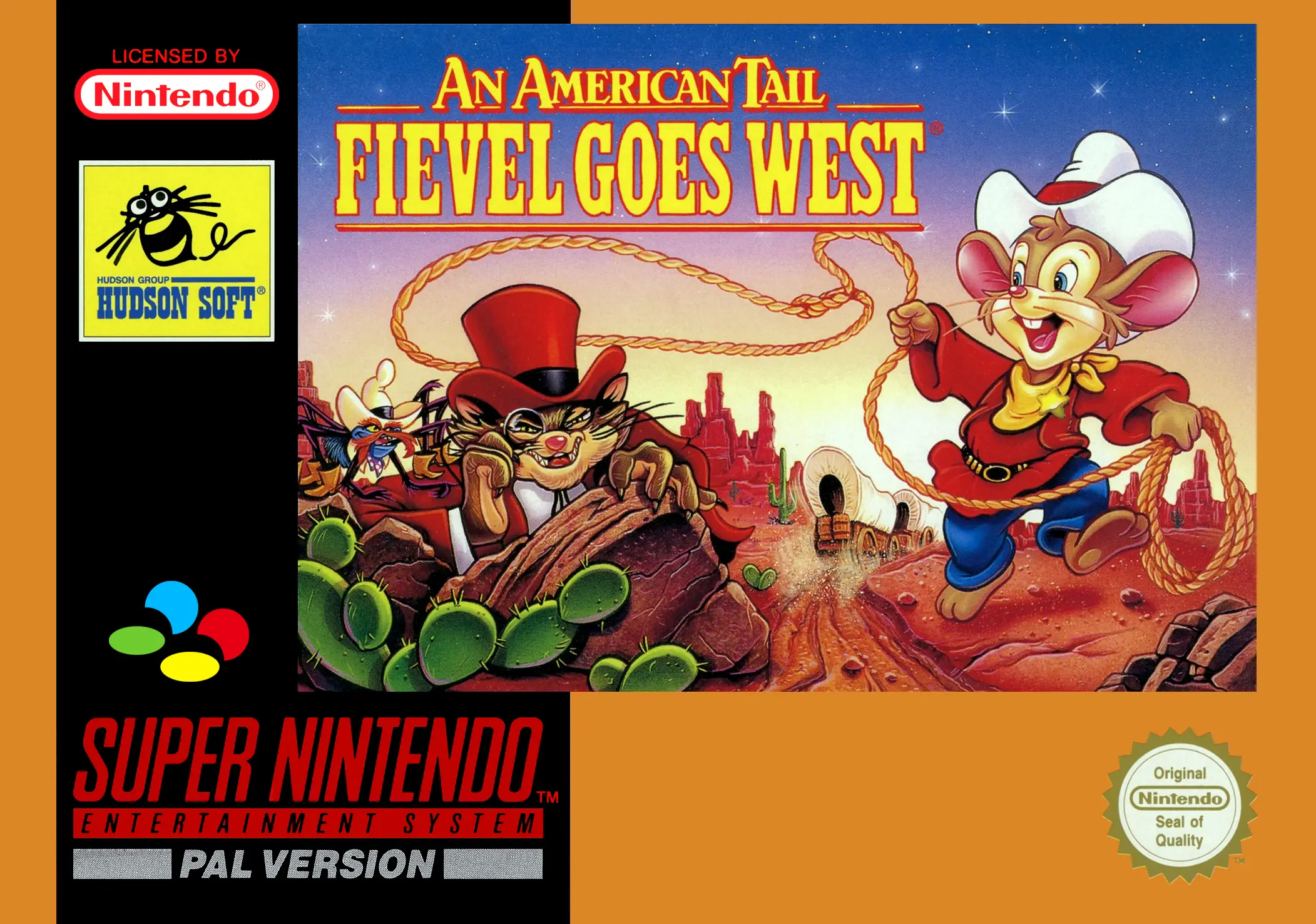 Capa de American Tail: Fievel Goes West