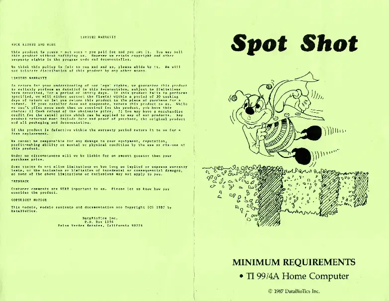 Capa de Spot Shot
