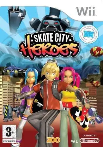 Capa de Skate City Heroes