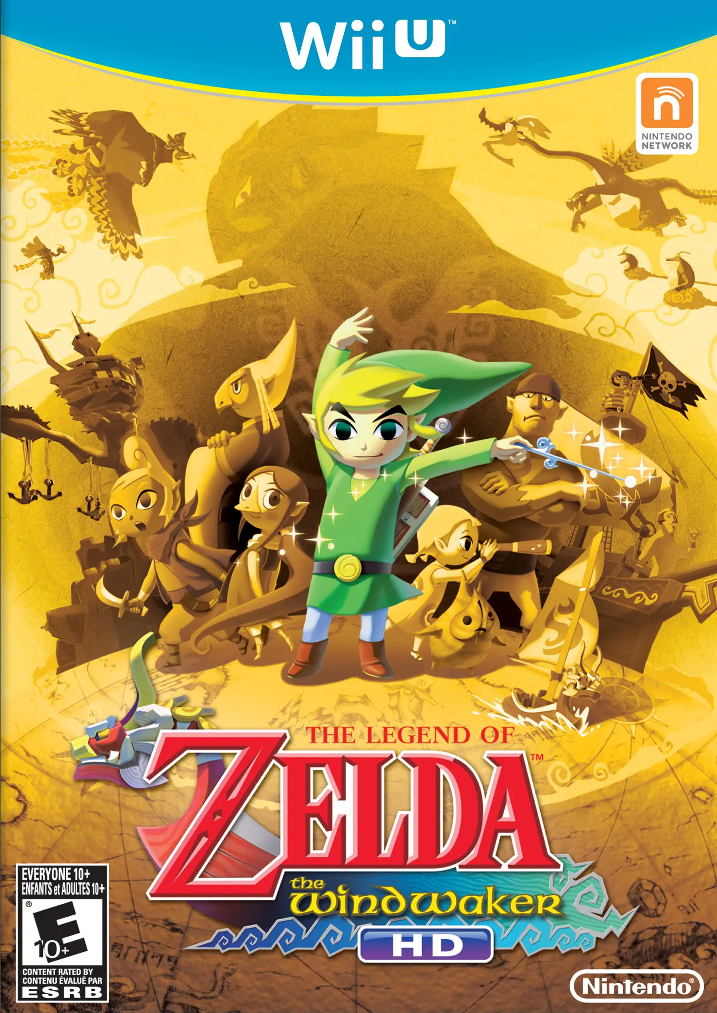 Capa de Legend of Zelda: The Wind Waker HD