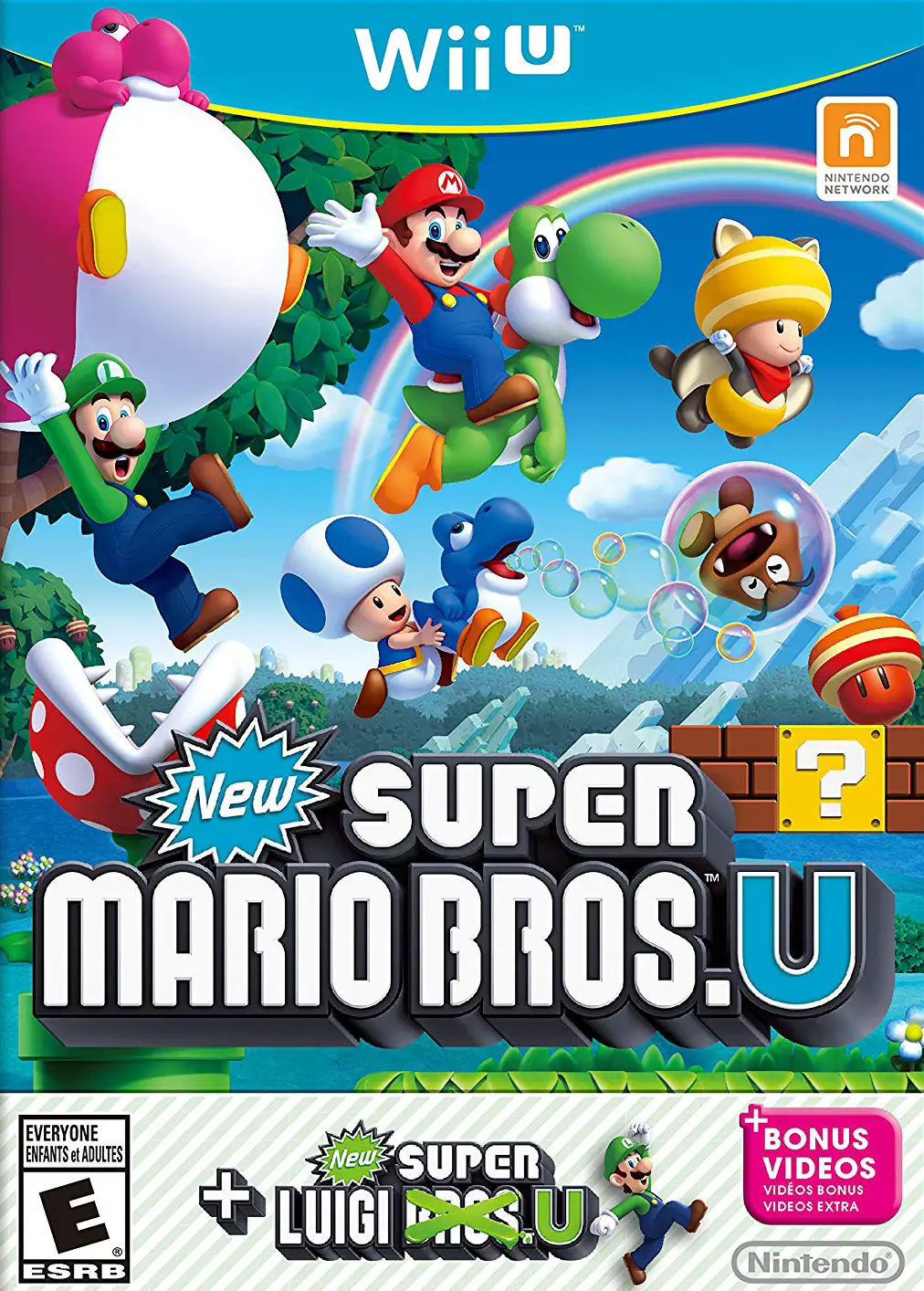 Capa de New Super Mario Bros. U + New Super Luigi U