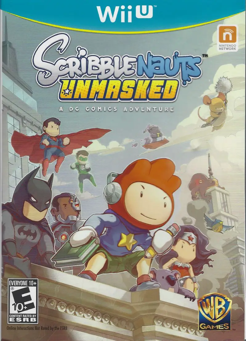 Capa de Scribblenauts Unmasked: A DC Comics Adventure