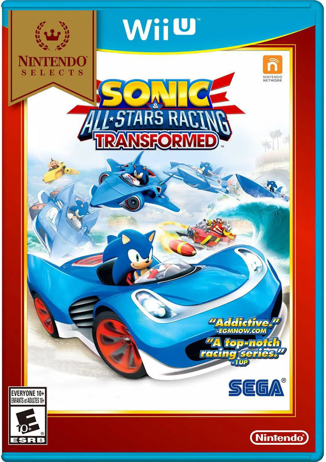 Capa de Sonic & All-stars racing transformed [Nintendo Selects]