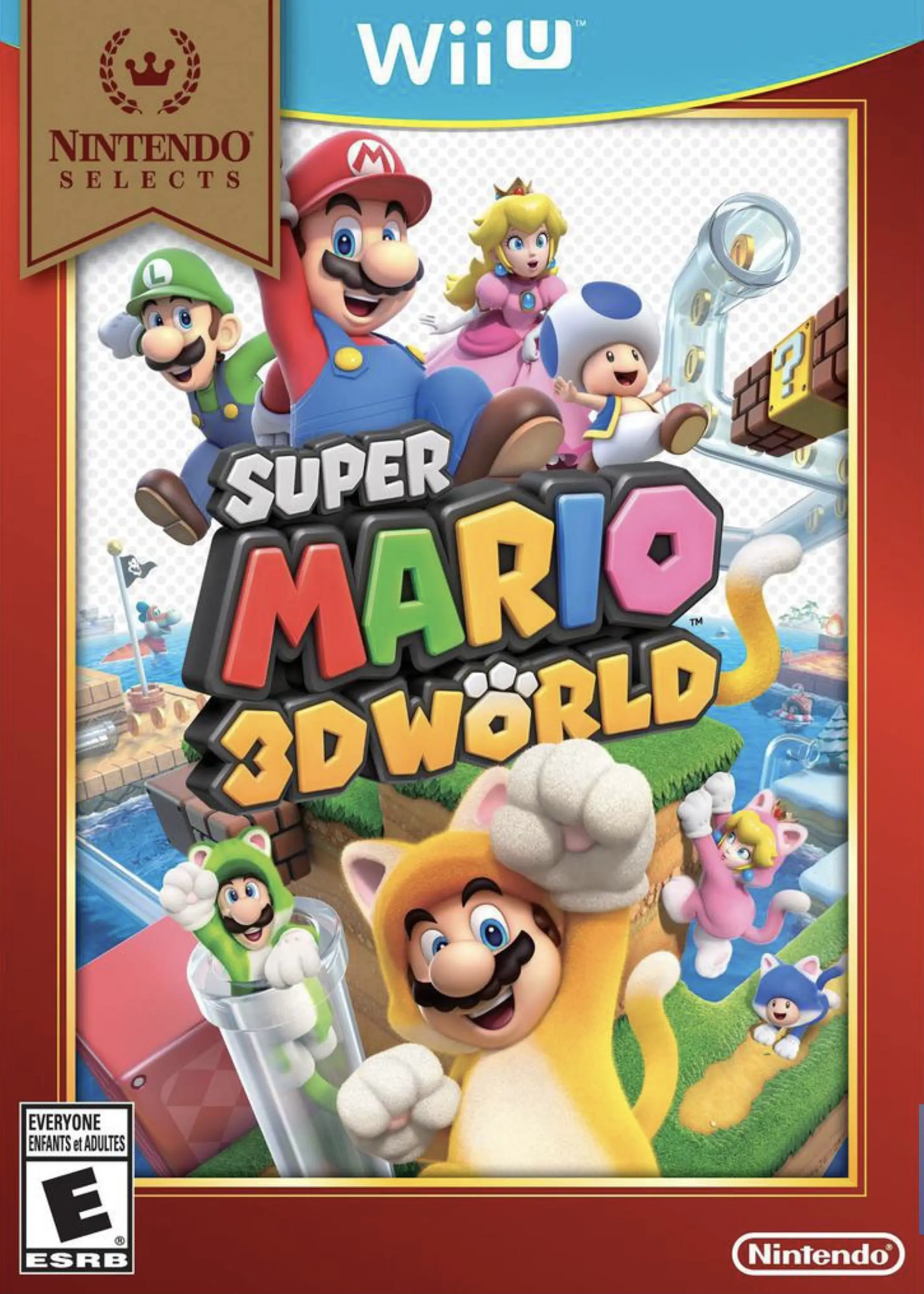Capa de Super Mario 3D World (Nintendo Selects)