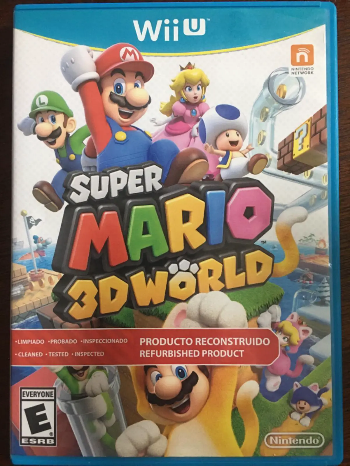 Capa de Super Mario 3d World (Nintendo Store Refurbished)