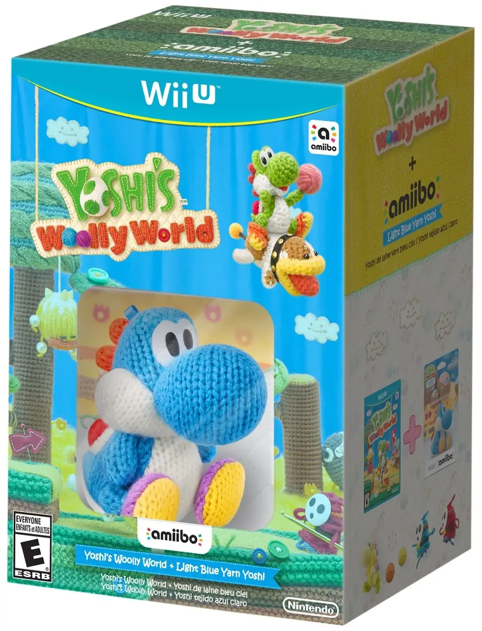 Capa de Yoshi's Woolly World [Blue Yarn Yoshi Bundle]