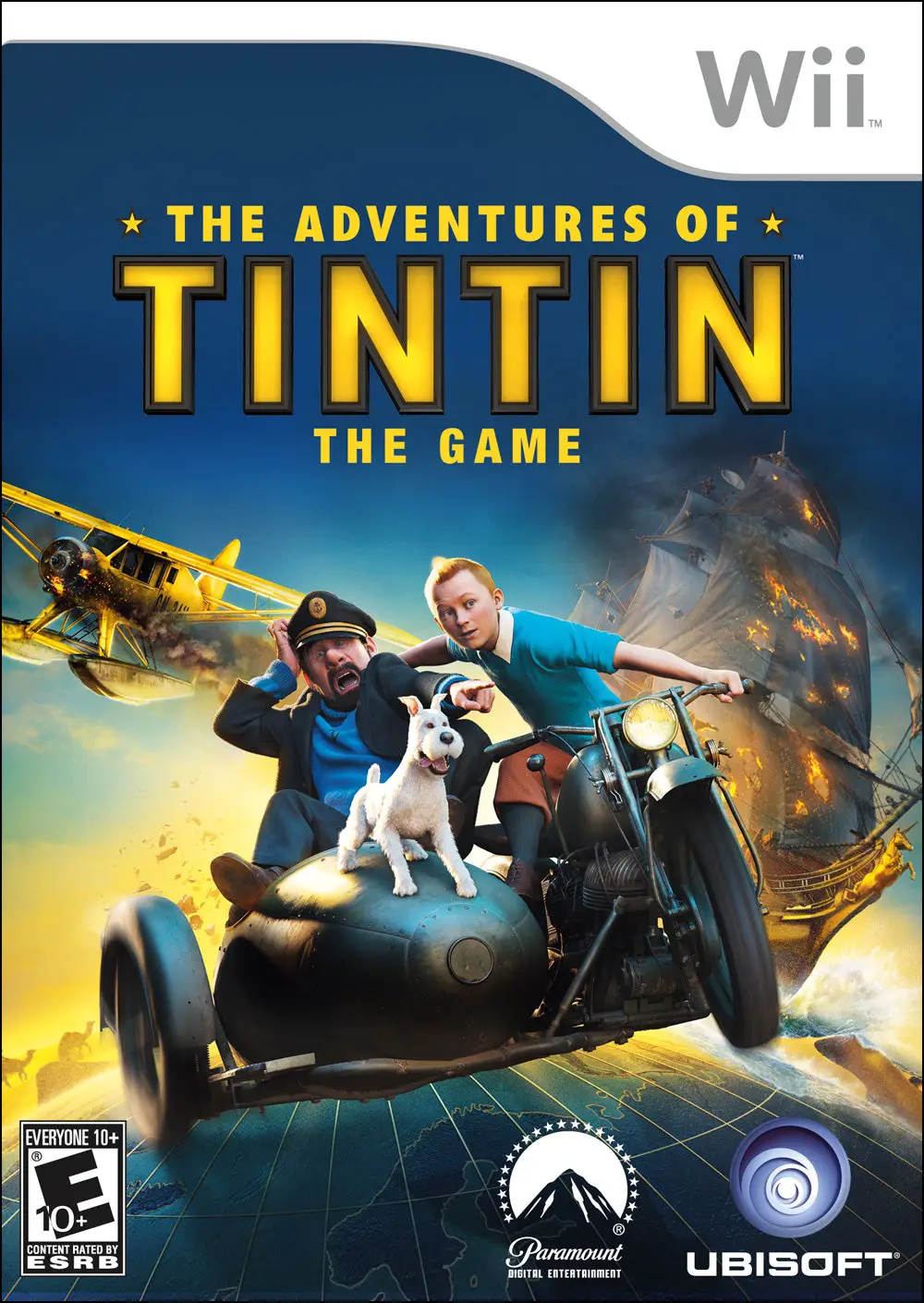 Capa de Adventures of Tintin: The Game
