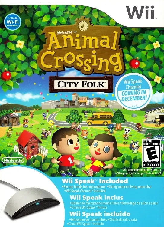 Capa de Animal Crossing: City Folk [Wii Speak Bundle]