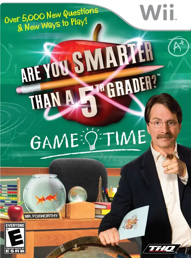 Capa de Are You Smarter than a 5th Grader? Game Time