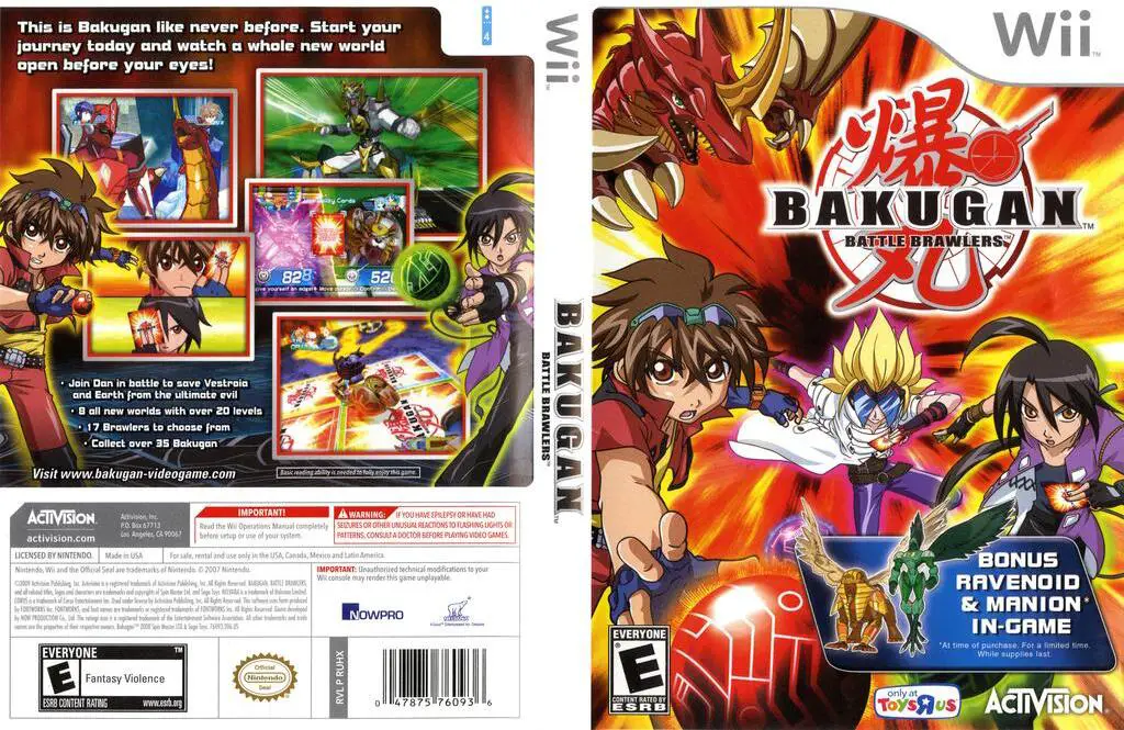Capa de Bakugan: Battle Brawlers [Toys R Us]